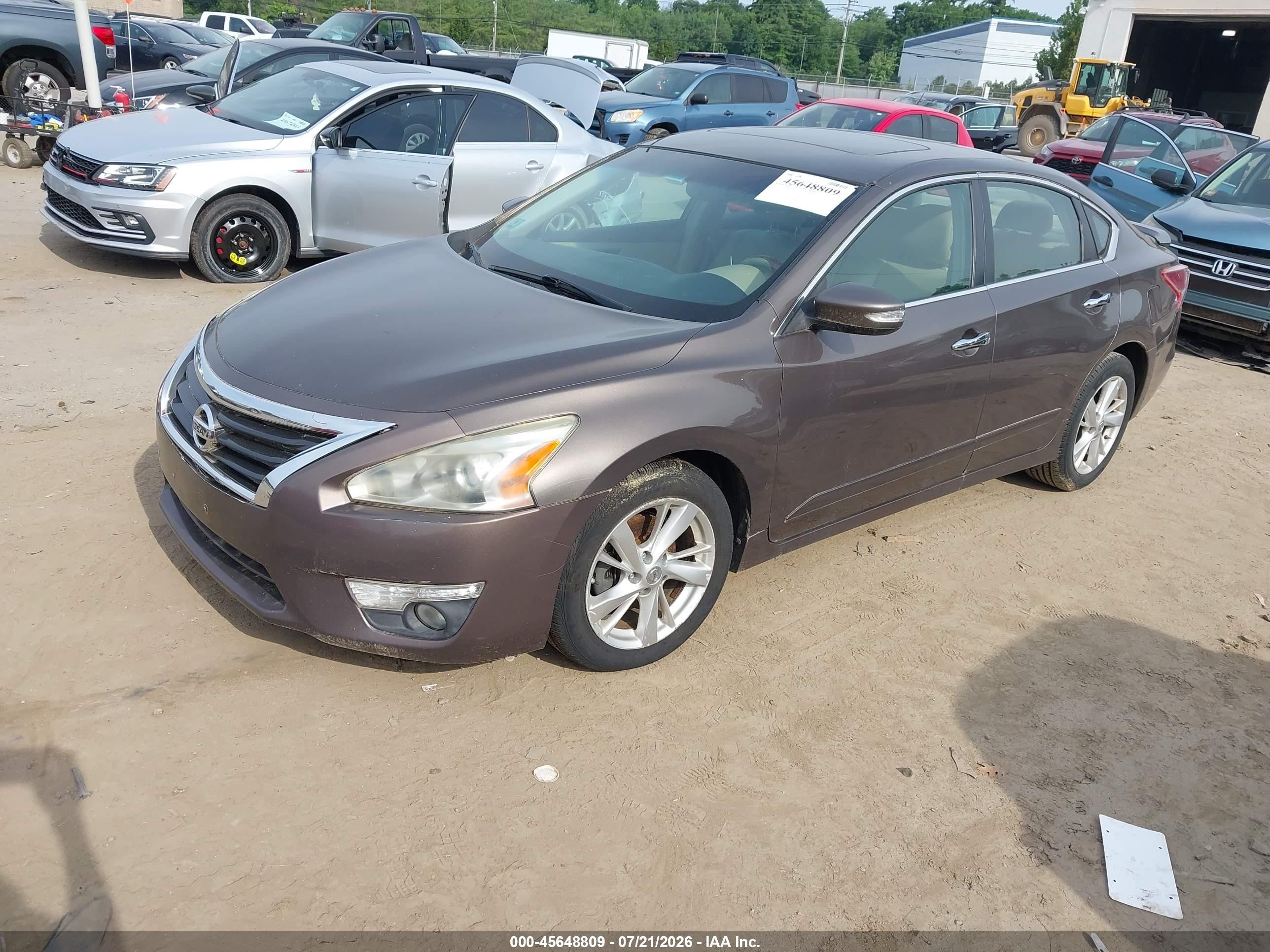 2013 Nissan Altima 2.5 Sl Brown vin: 1N4AL3AP7DN433239