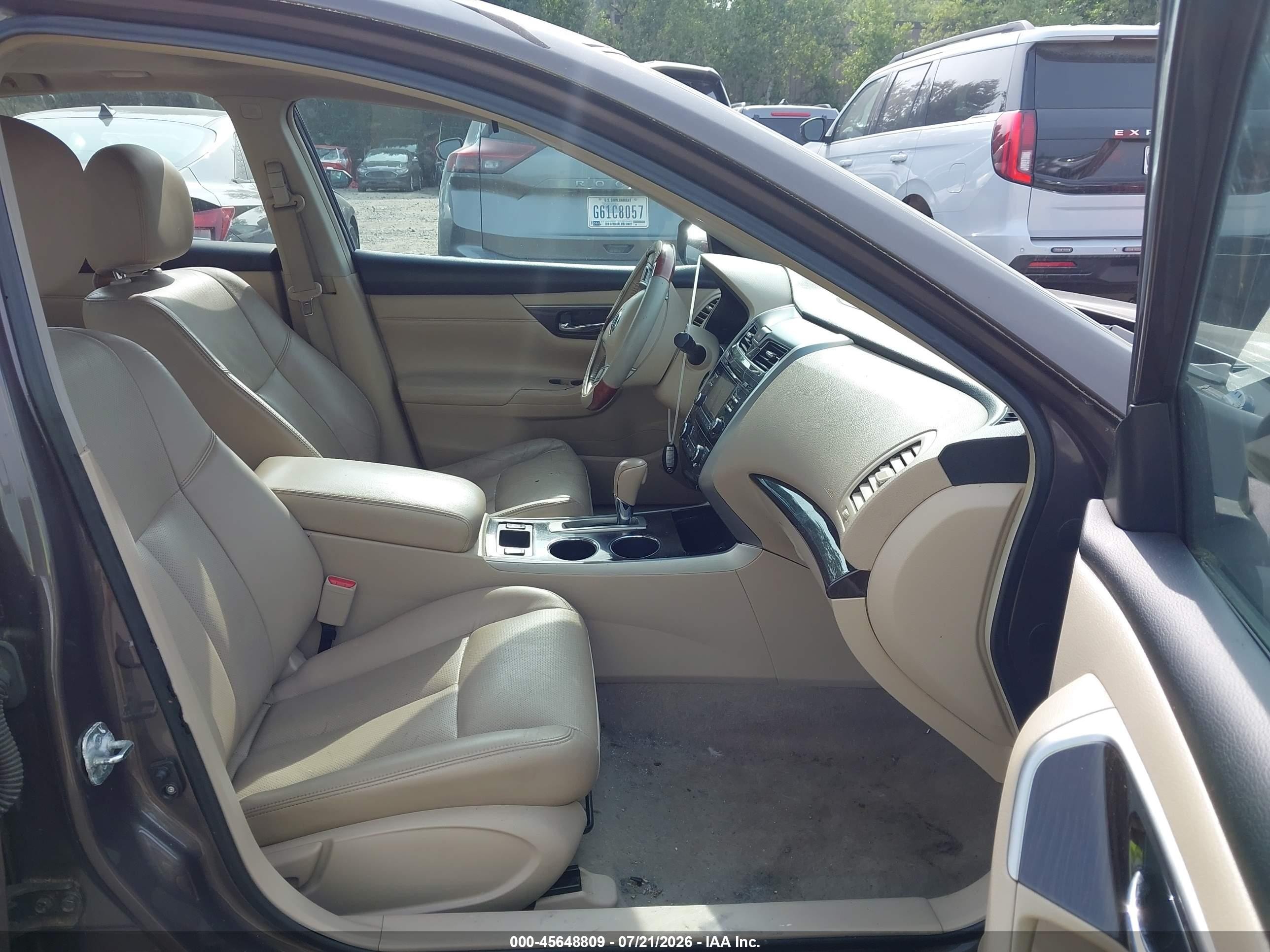 2013 Nissan Altima 2.5 Sl Brown vin: 1N4AL3AP7DN433239