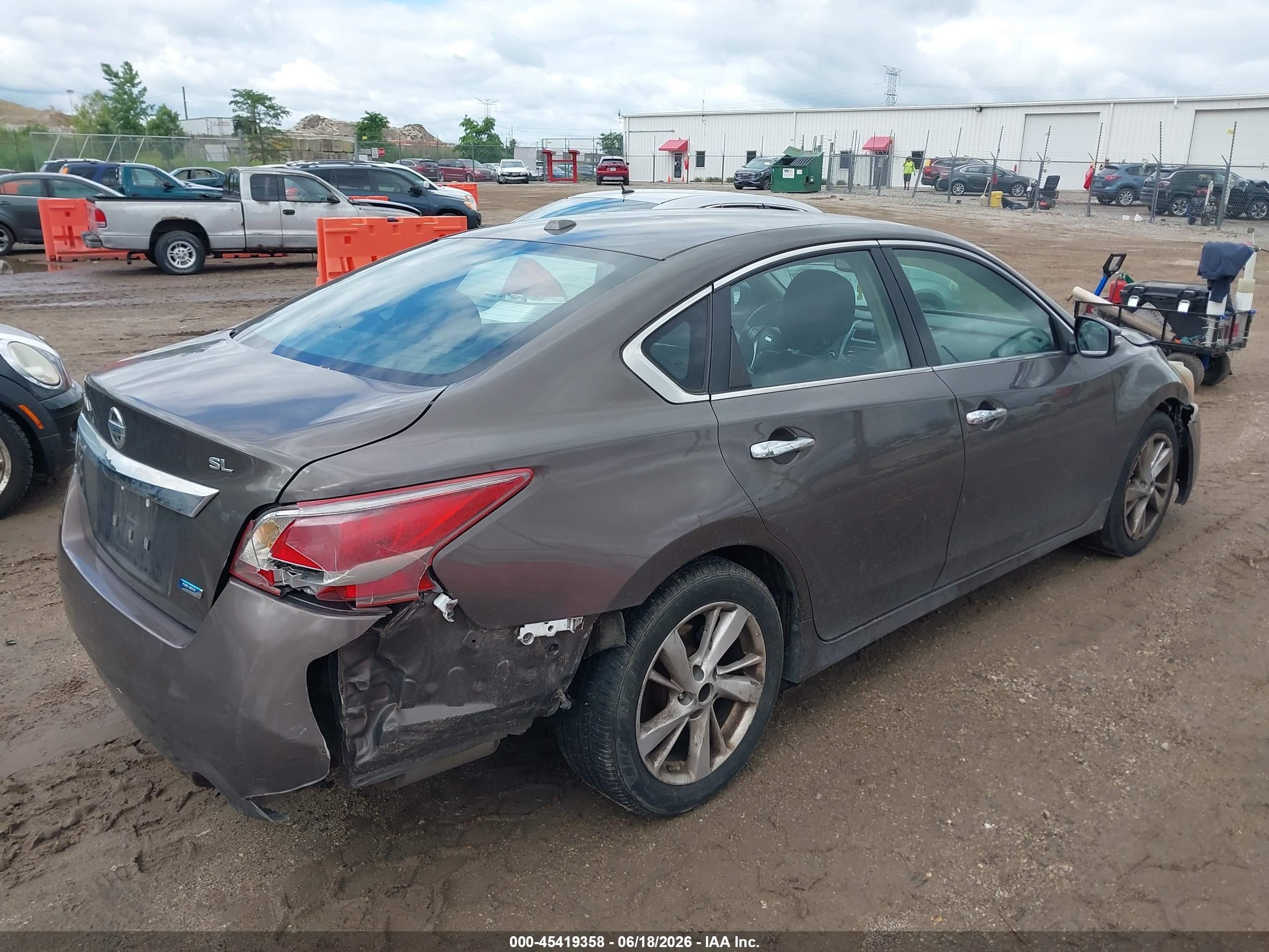 2013 Nissan Altima 2.5 Sl Brown vin: 1N4AL3AP7DN434018