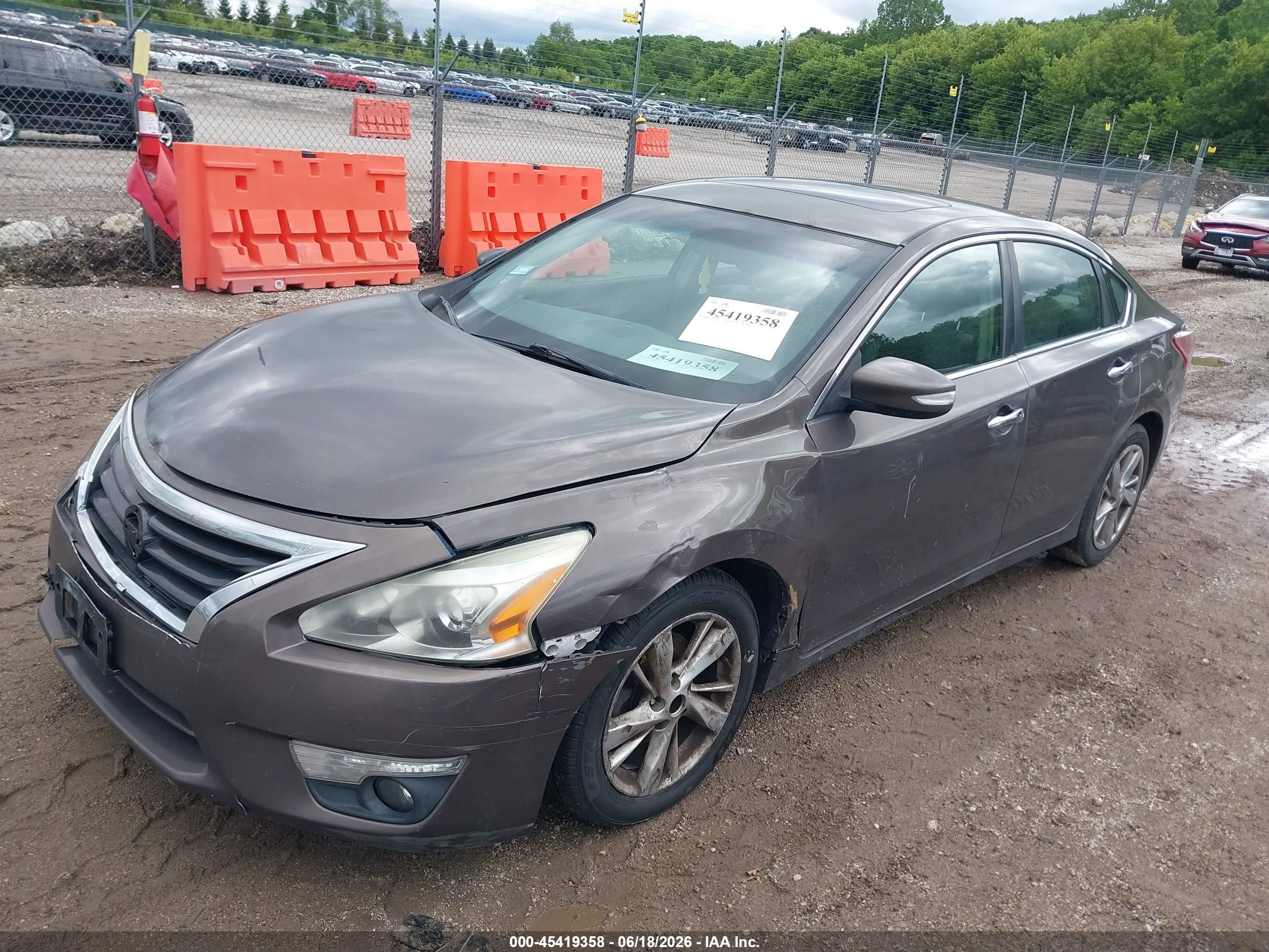 2013 Nissan Altima 2.5 Sl Brown vin: 1N4AL3AP7DN434018