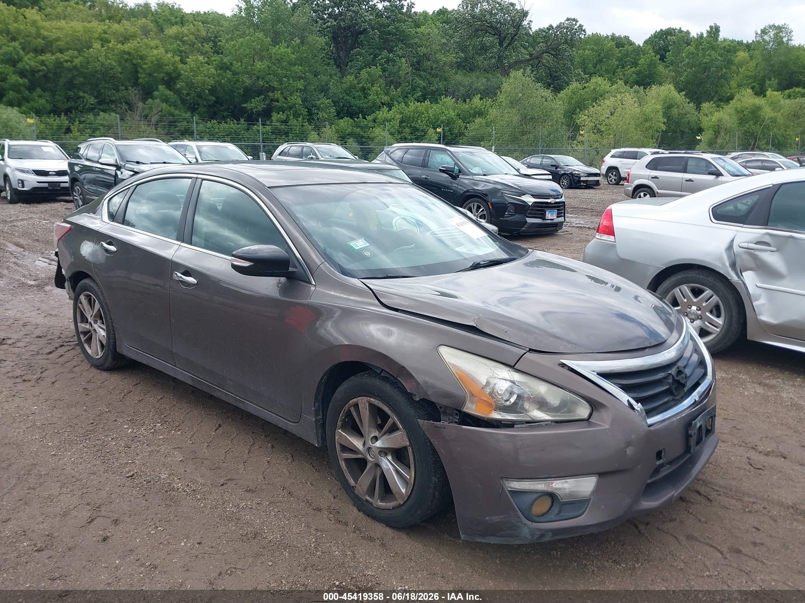 2013 Nissan Altima 2.5 Sl Brown vin: 1N4AL3AP7DN434018