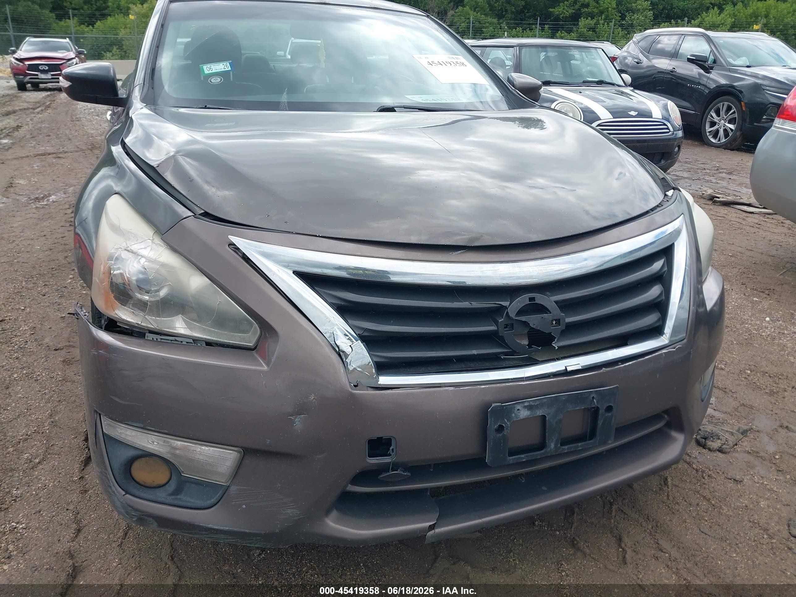 2013 Nissan Altima 2.5 Sl Brown vin: 1N4AL3AP7DN434018