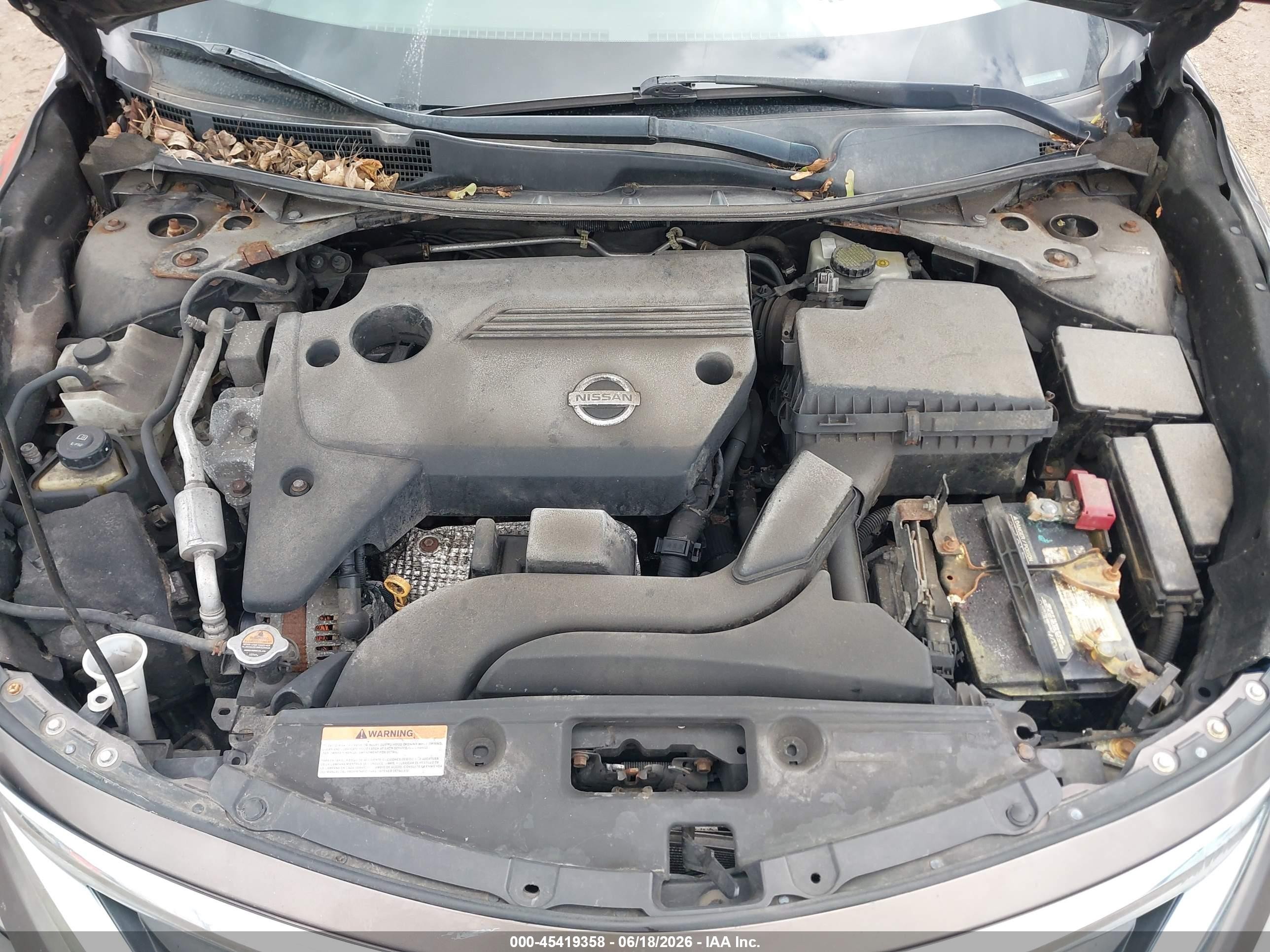 2013 Nissan Altima 2.5 Sl Brown vin: 1N4AL3AP7DN434018