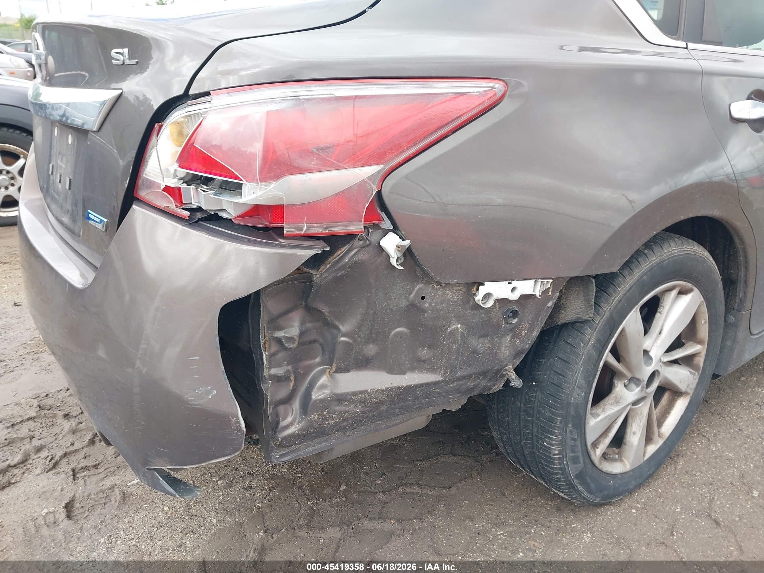 2013 Nissan Altima 2.5 Sl Brown vin: 1N4AL3AP7DN434018