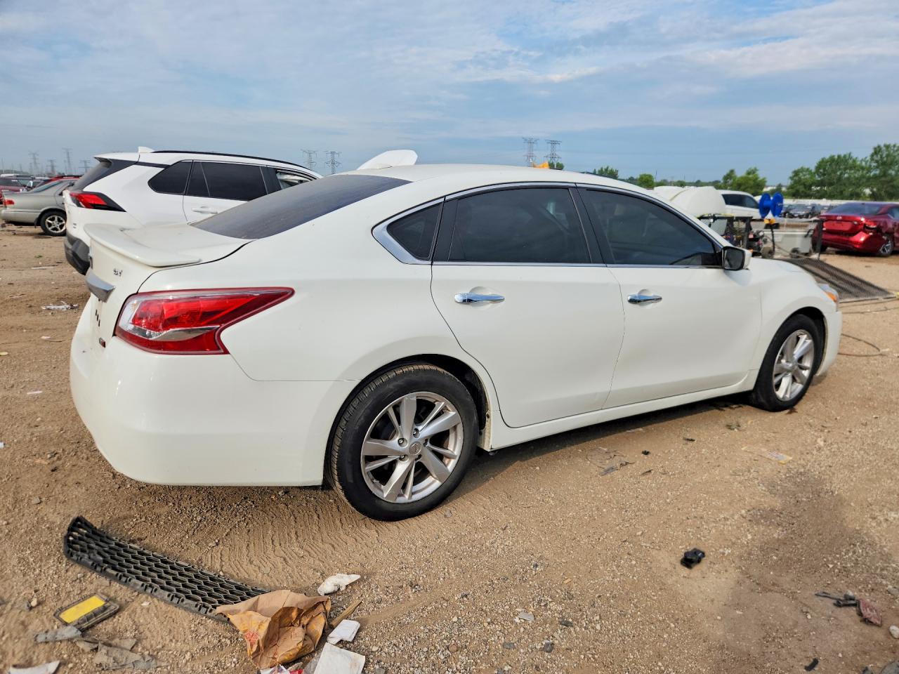 2013 Nissan Altima 2.5 White vin: 1N4AL3AP7DN442409