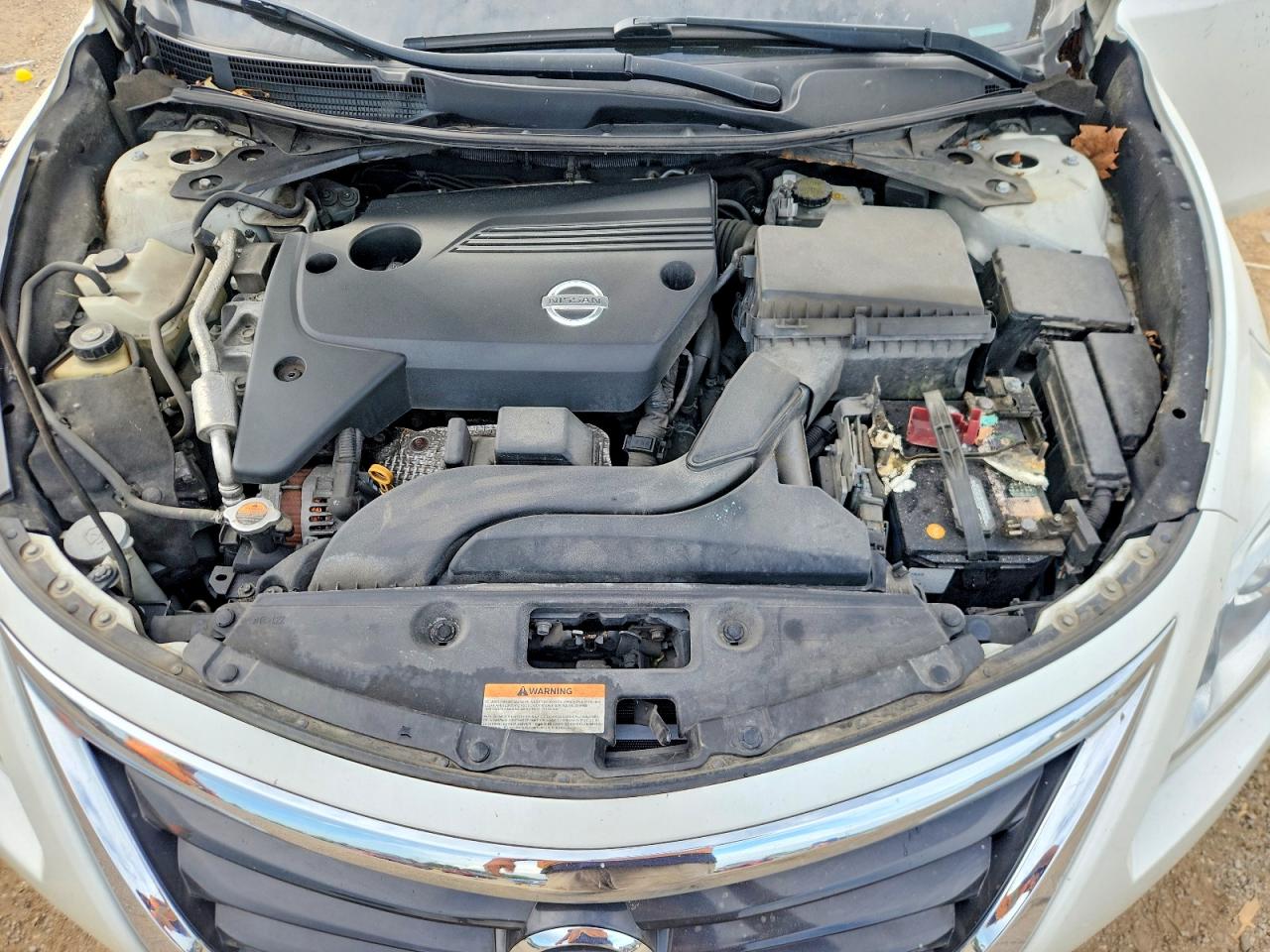 2013 Nissan Altima 2.5 White vin: 1N4AL3AP7DN442409