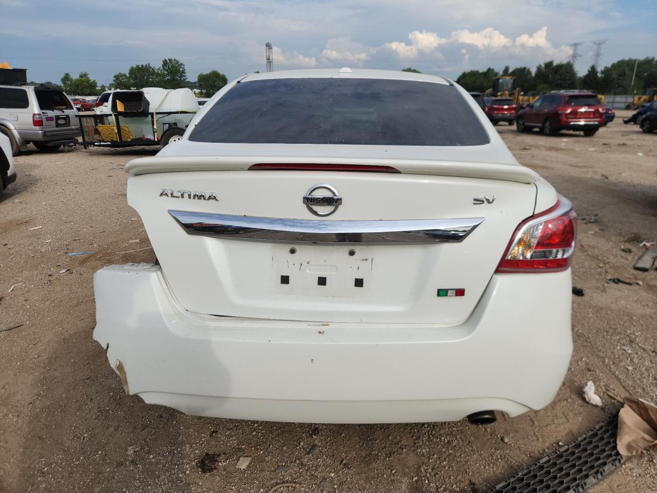 2013 Nissan Altima 2.5 White vin: 1N4AL3AP7DN442409