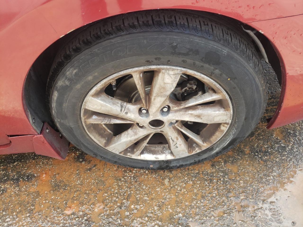 2013 Nissan Altima 2.5 Burgundy vin: 1N4AL3AP7DN456052 Damage: Right Front Wheel, Curb Rash, 7 To 8 Inches