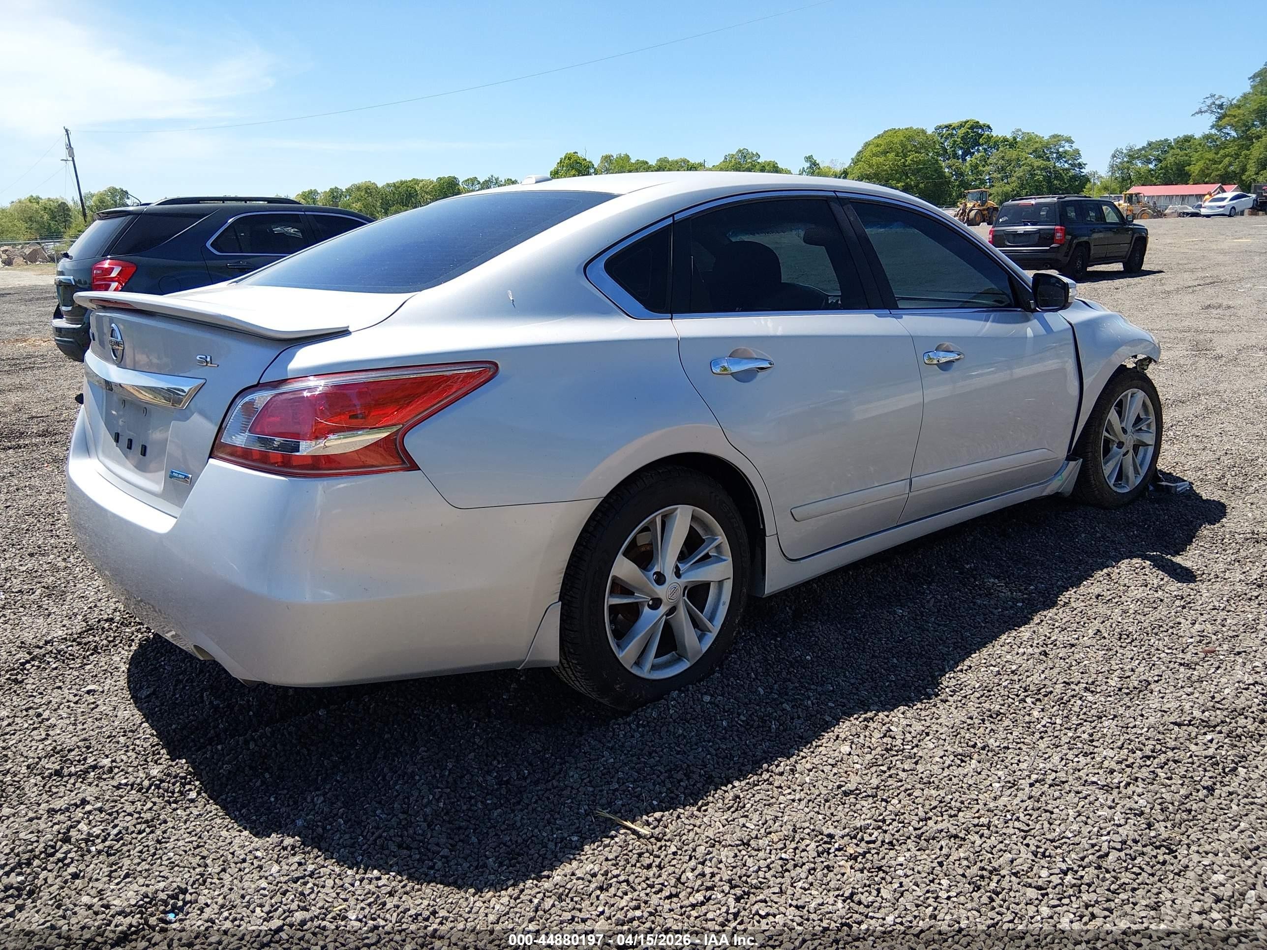 2013 Nissan Altima 2.5 Sl White vin: 1N4AL3AP7DN461820