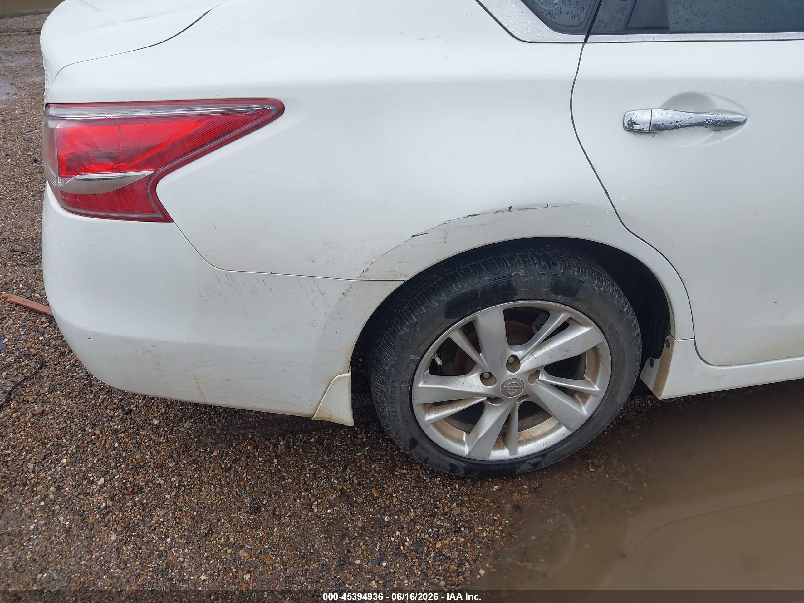 2013 Nissan Altima 2.5 Sl White vin: 1N4AL3AP7DN479427