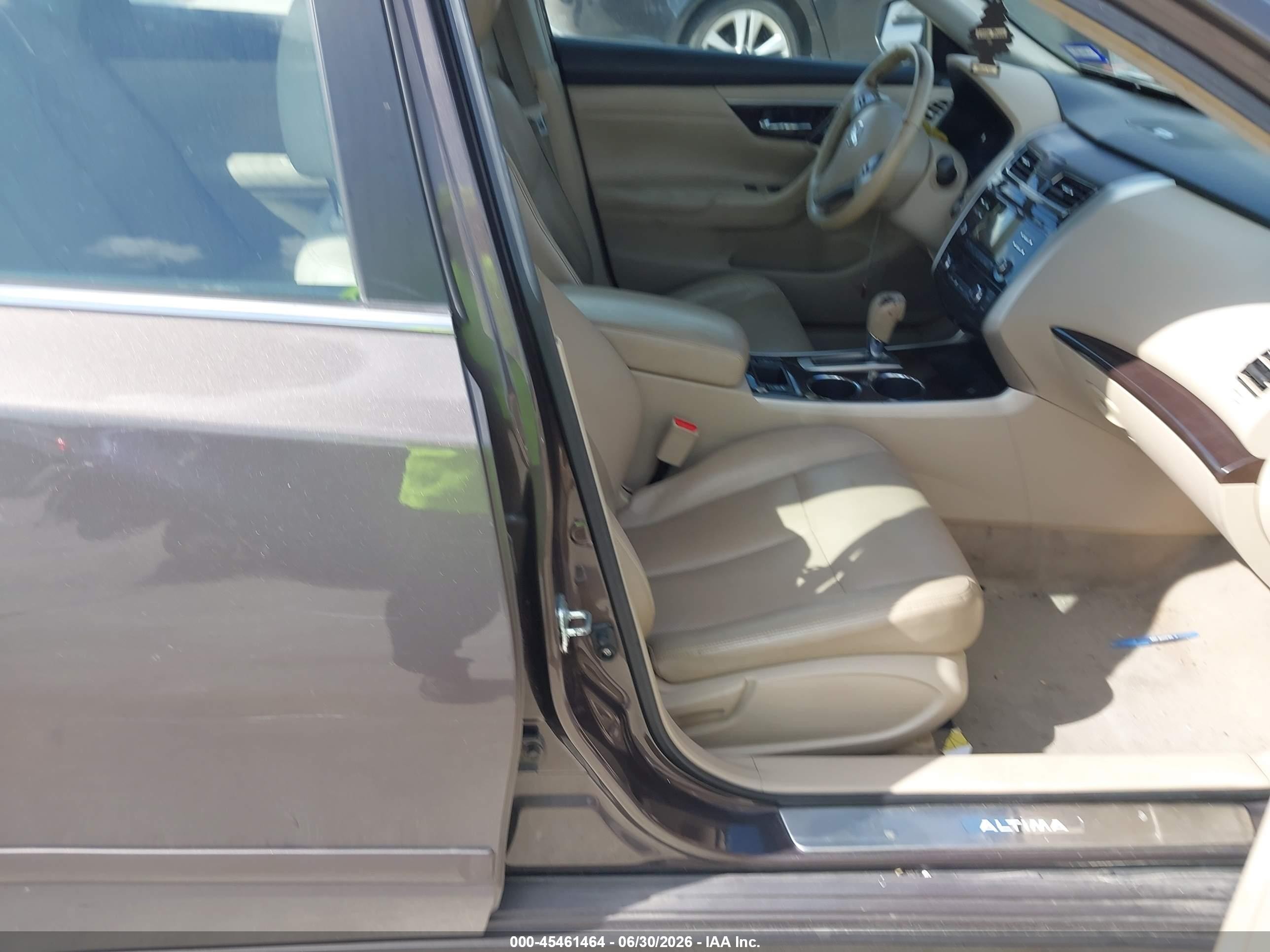 2013 Nissan Altima 2.5 Sl Tan vin: 1N4AL3AP7DN479721