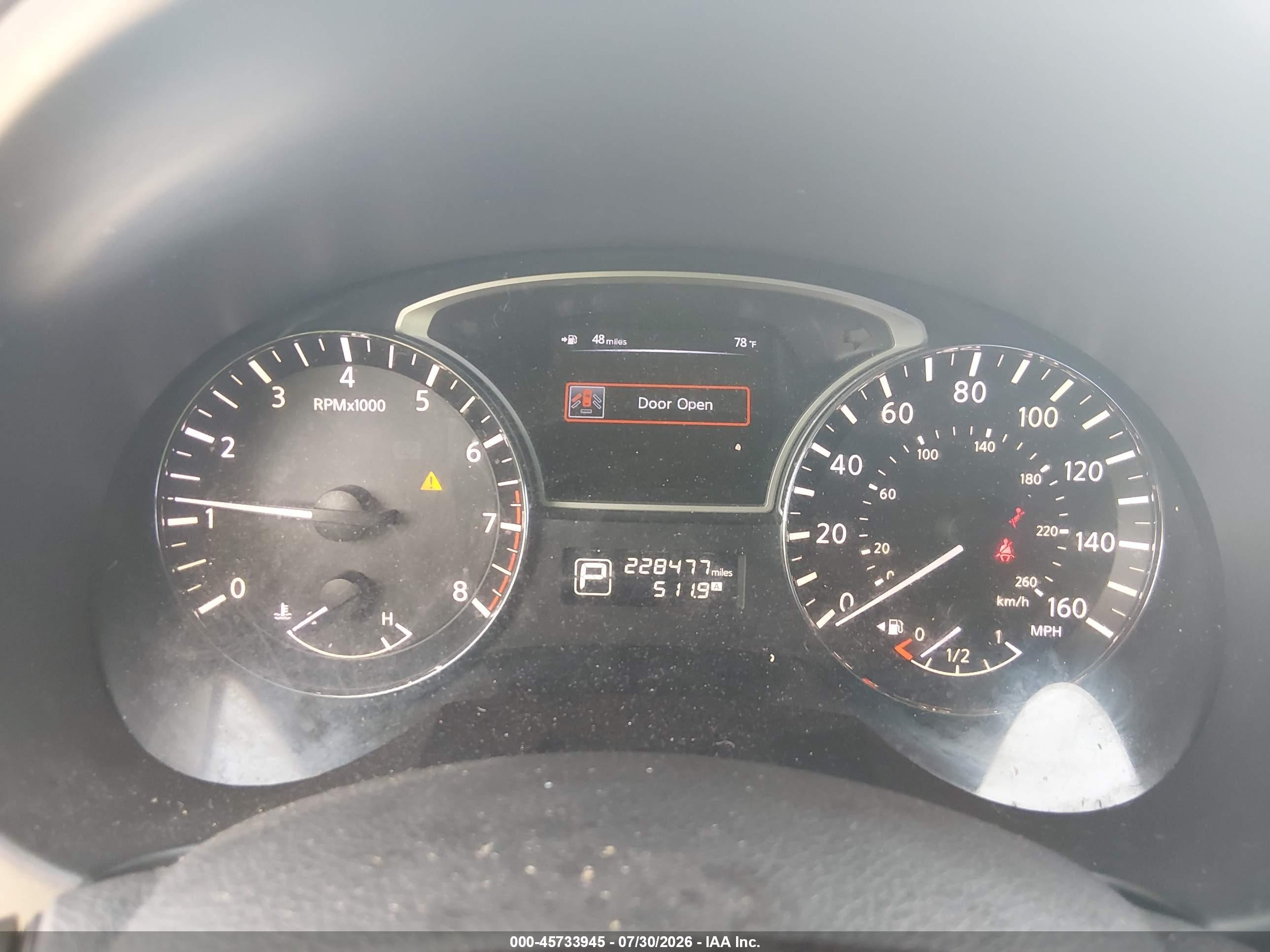 2013 Nissan Altima 2.5 Sv Серый vin: 1N4AL3AP7DN482635