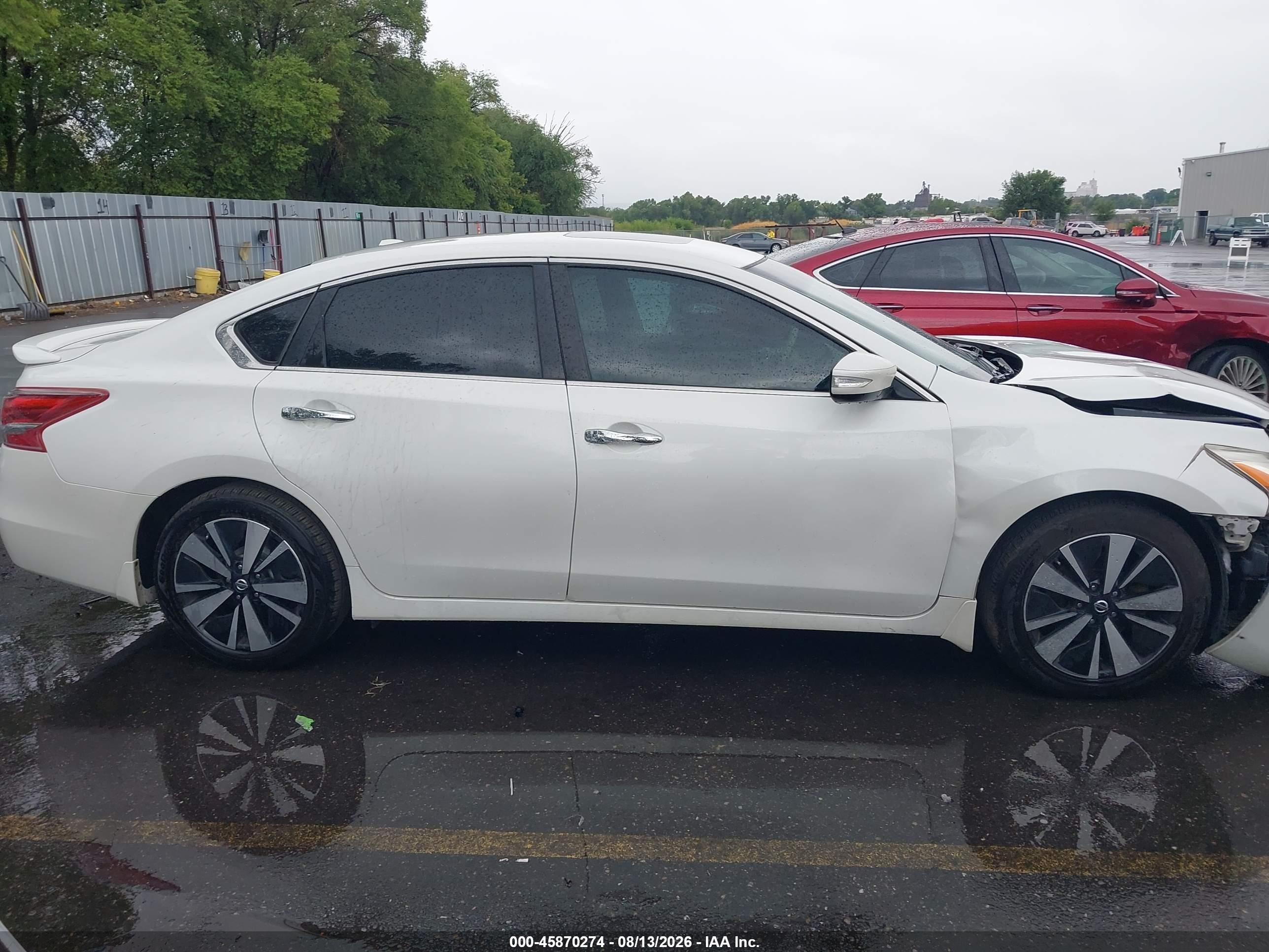 2013 Nissan Altima 2.5 Sl White vin: 1N4AL3AP7DN501667