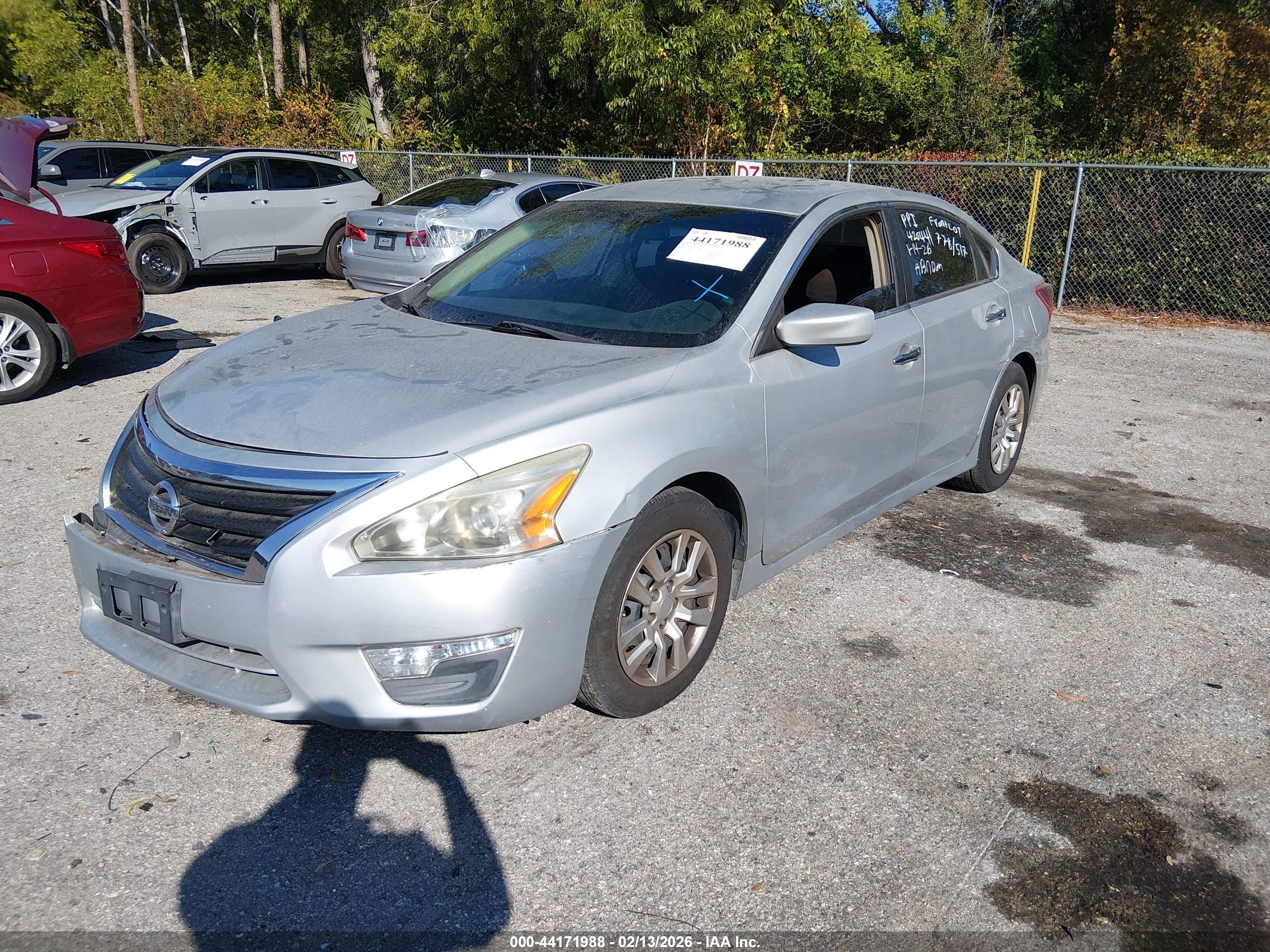 2013 Nissan Altima 2.5 S Серебряный vin: 1N4AL3AP7DN527833