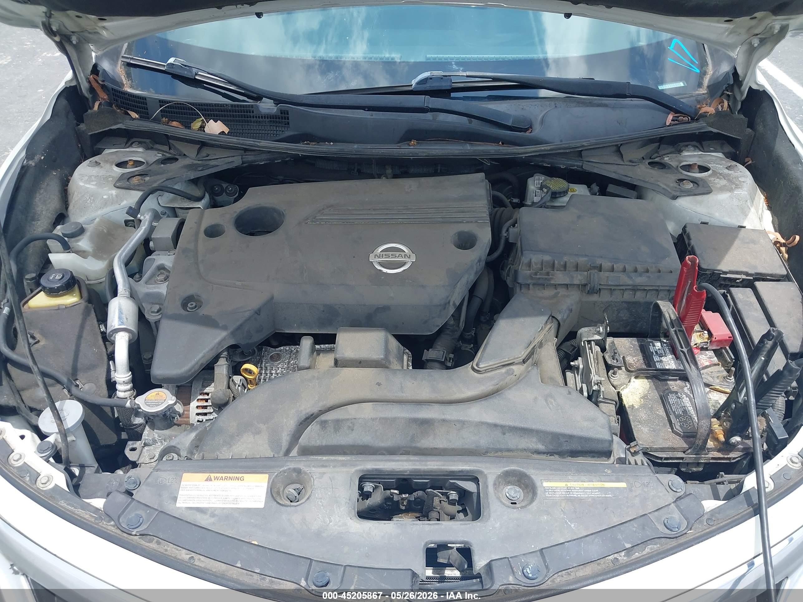 2013 Nissan Altima 2.5 S White vin: 1N4AL3AP7DN534216