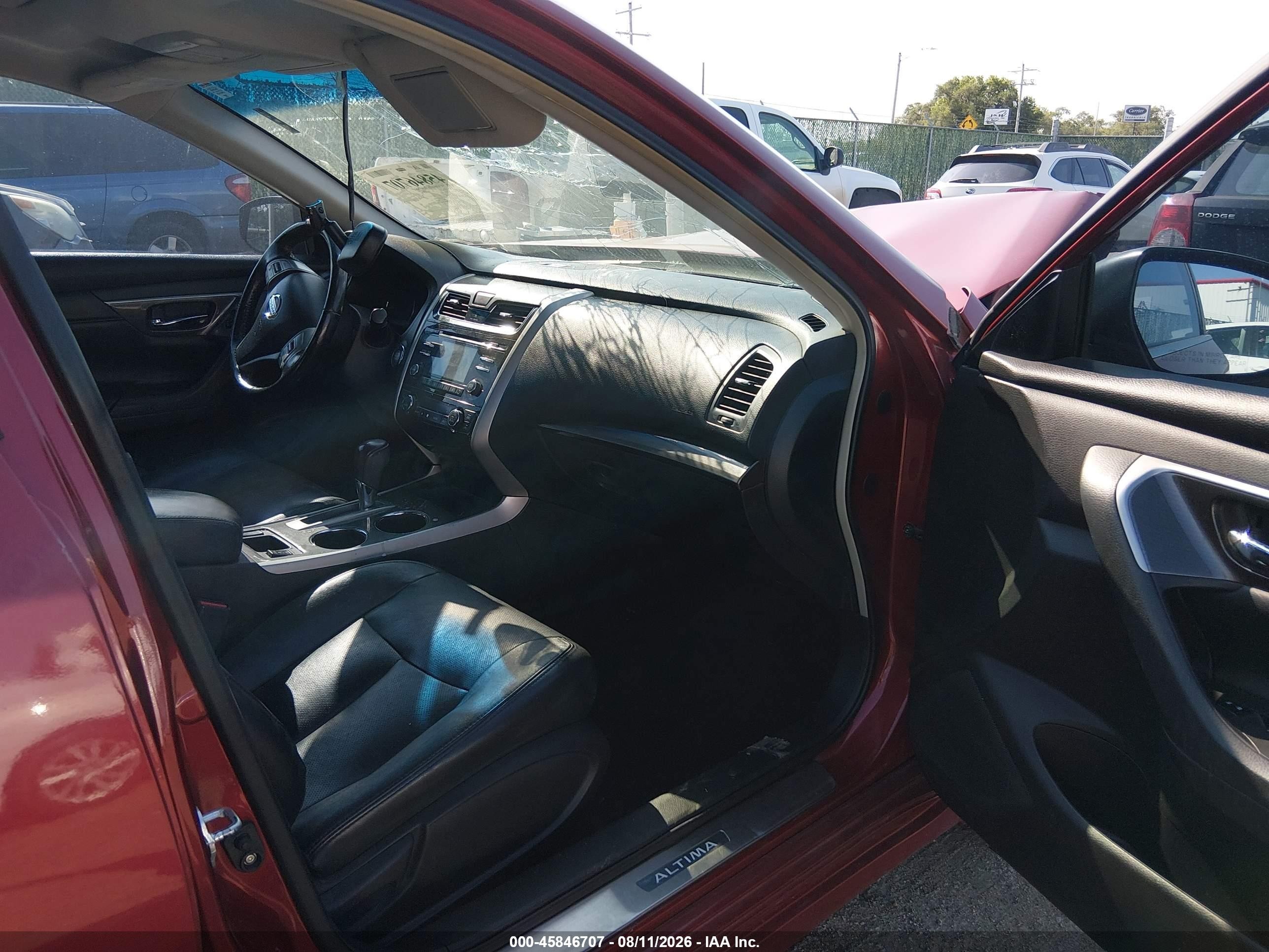 2013 Nissan Altima 2.5 Sl Red vin: 1N4AL3AP7DN547712