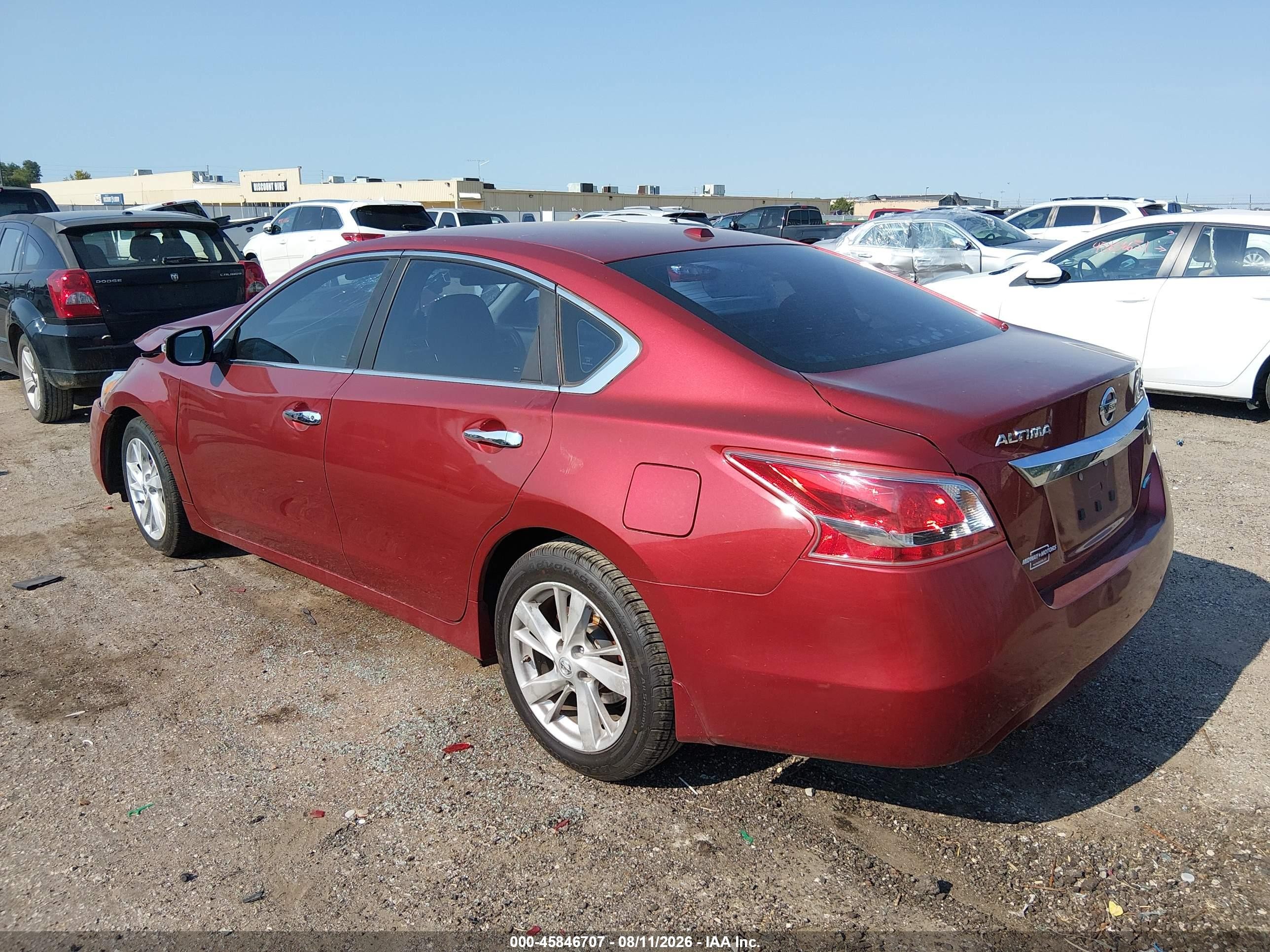 2013 Nissan Altima 2.5 Sl Red vin: 1N4AL3AP7DN547712