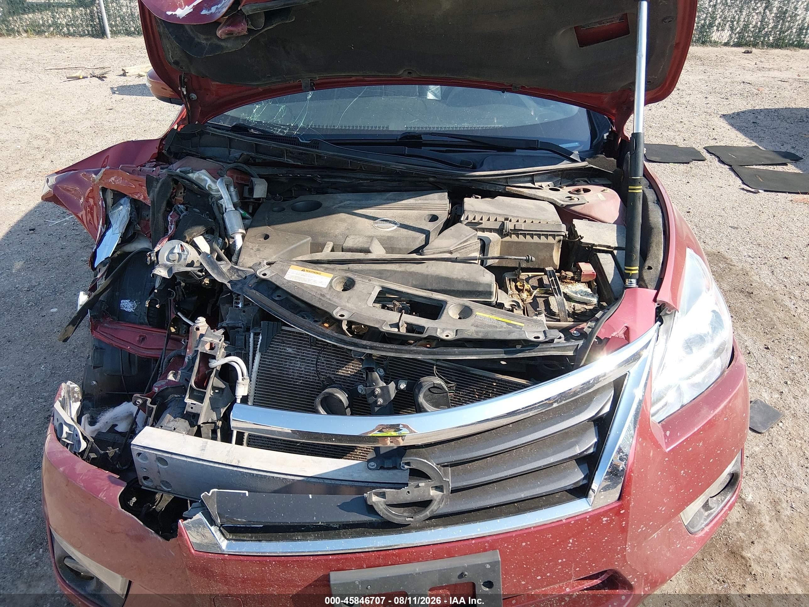 2013 Nissan Altima 2.5 Sl Red vin: 1N4AL3AP7DN547712