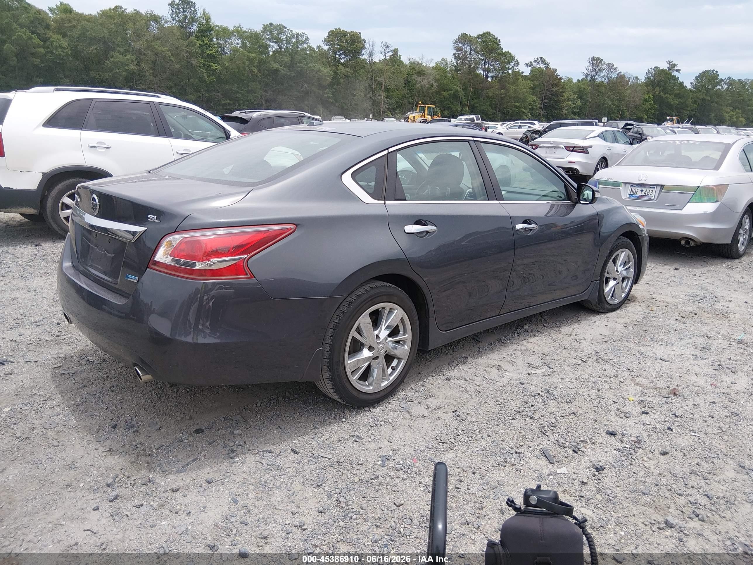2013 Nissan Altima 2.5 Sl Gray vin: 1N4AL3AP7DN553655