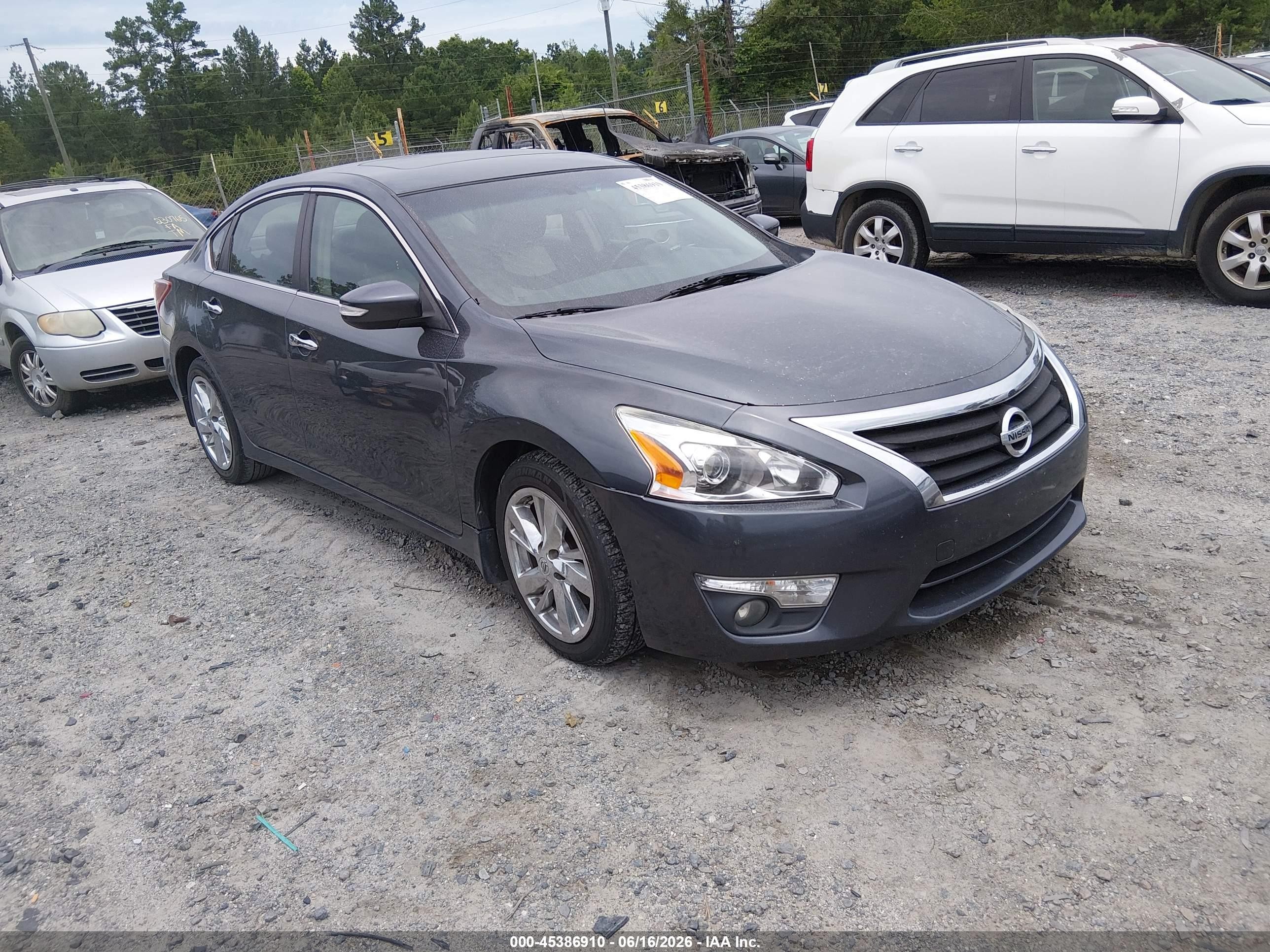 2013 Nissan Altima 2.5 Sl Gray vin: 1N4AL3AP7DN553655