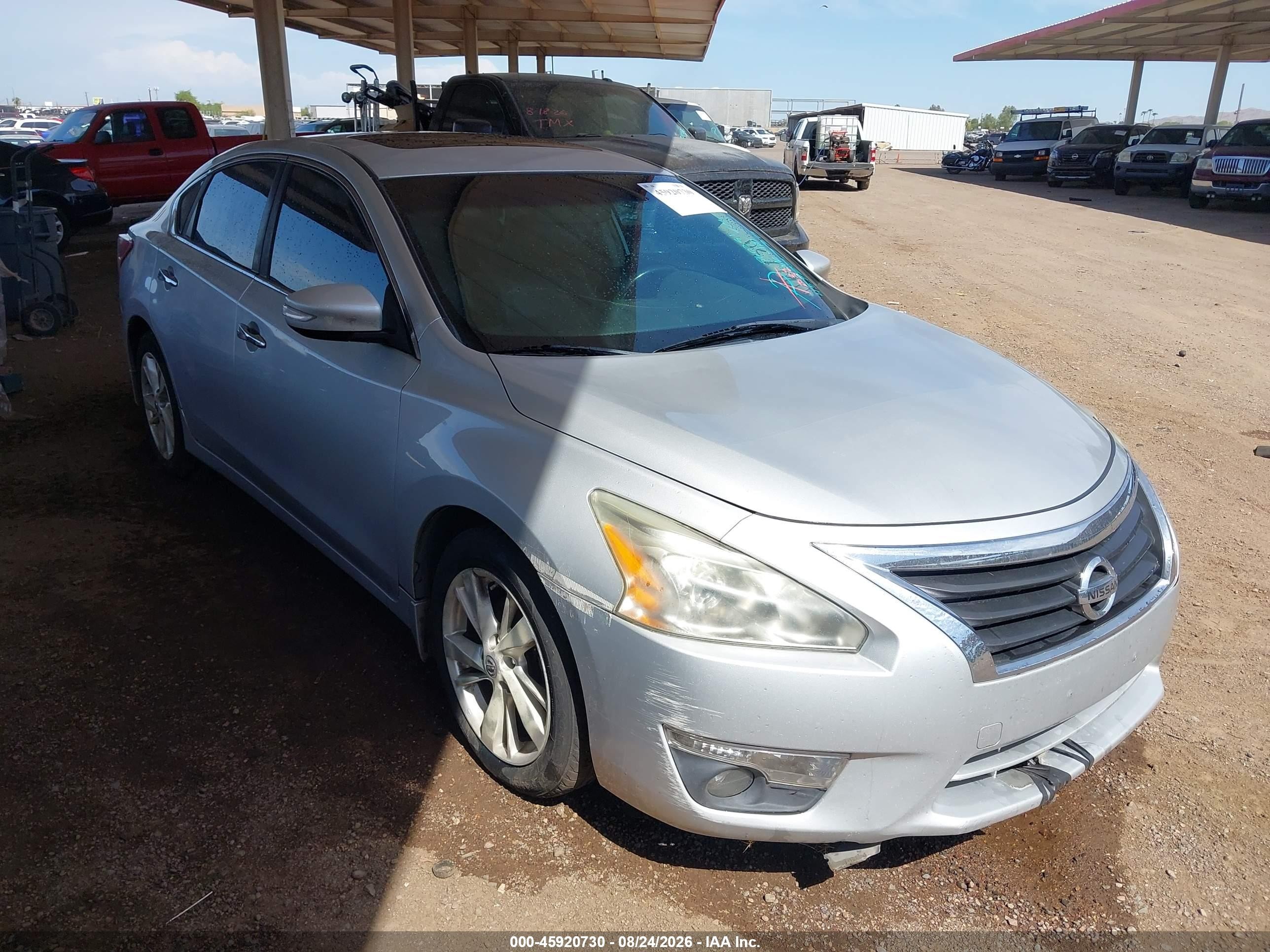 2013 Nissan Altima 2.5 Sl Gray vin: 1N4AL3AP7DN560251