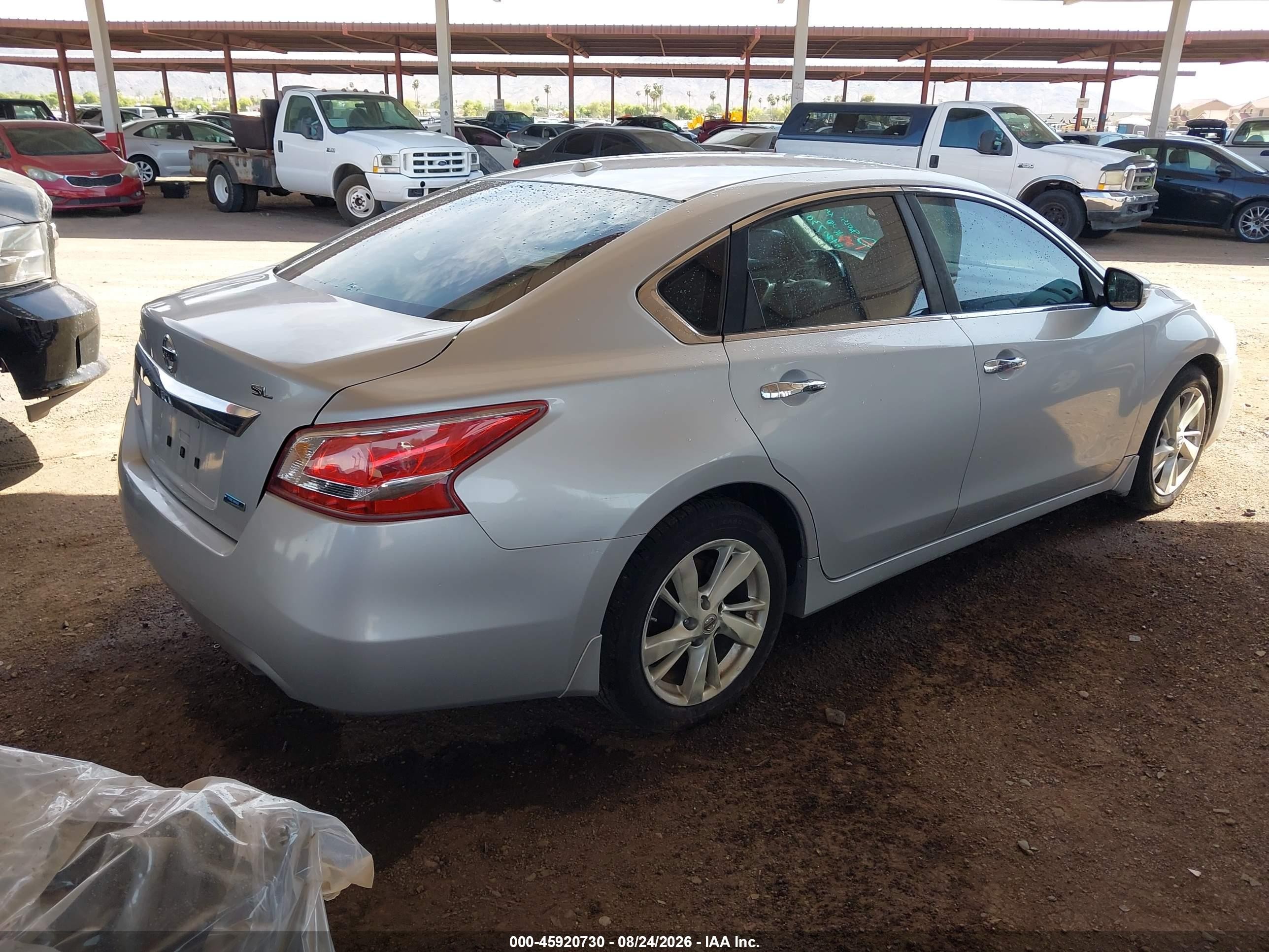 2013 Nissan Altima 2.5 Sl Gray vin: 1N4AL3AP7DN560251