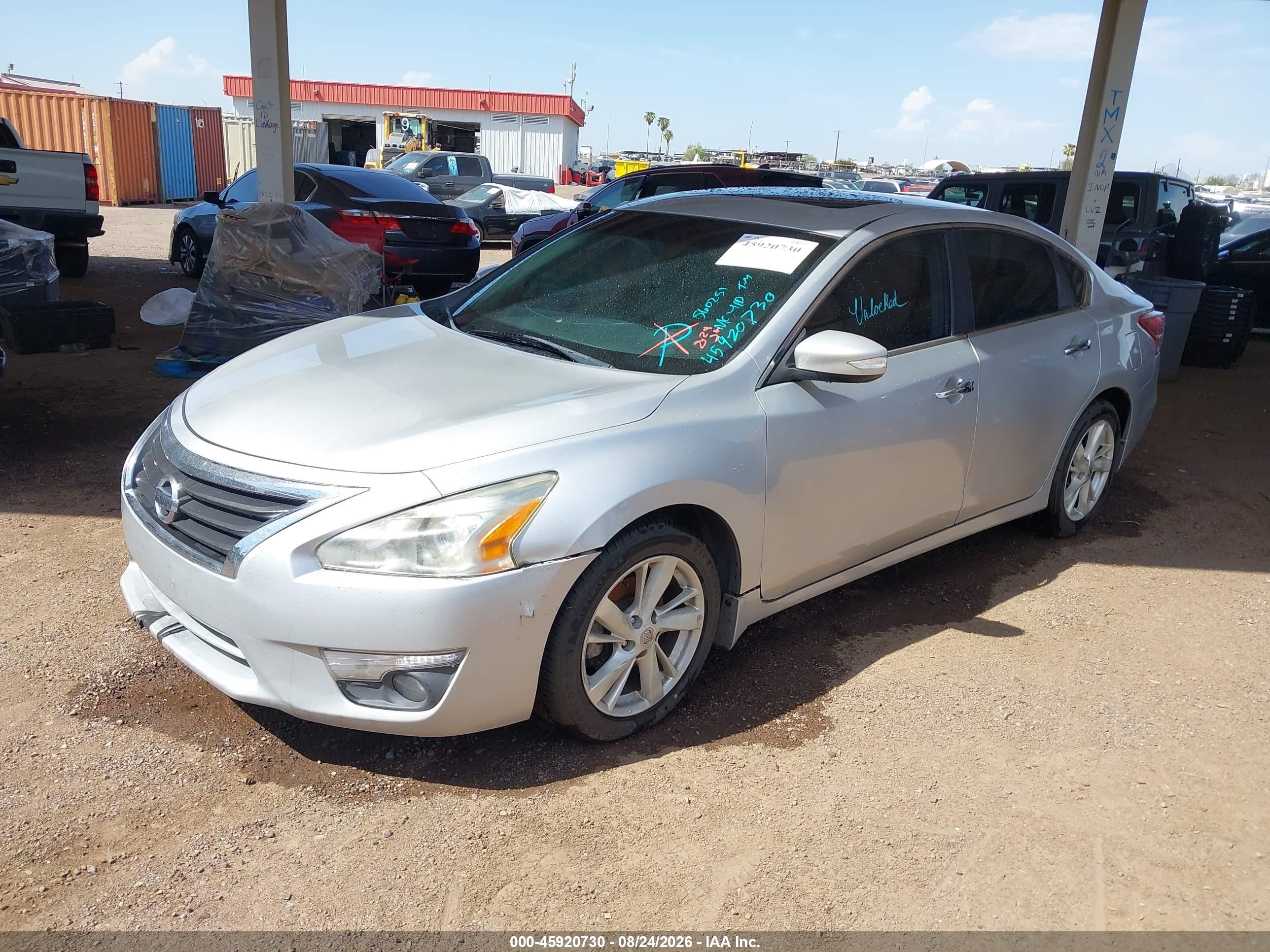 2013 Nissan Altima 2.5 Sl Gray vin: 1N4AL3AP7DN560251