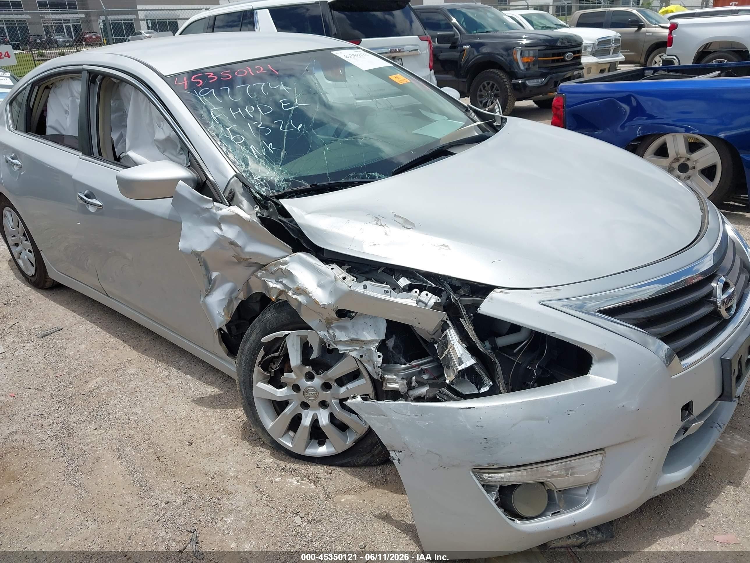 2013 Nissan Altima 2.5 S Gray vin: 1N4AL3AP7DN571282