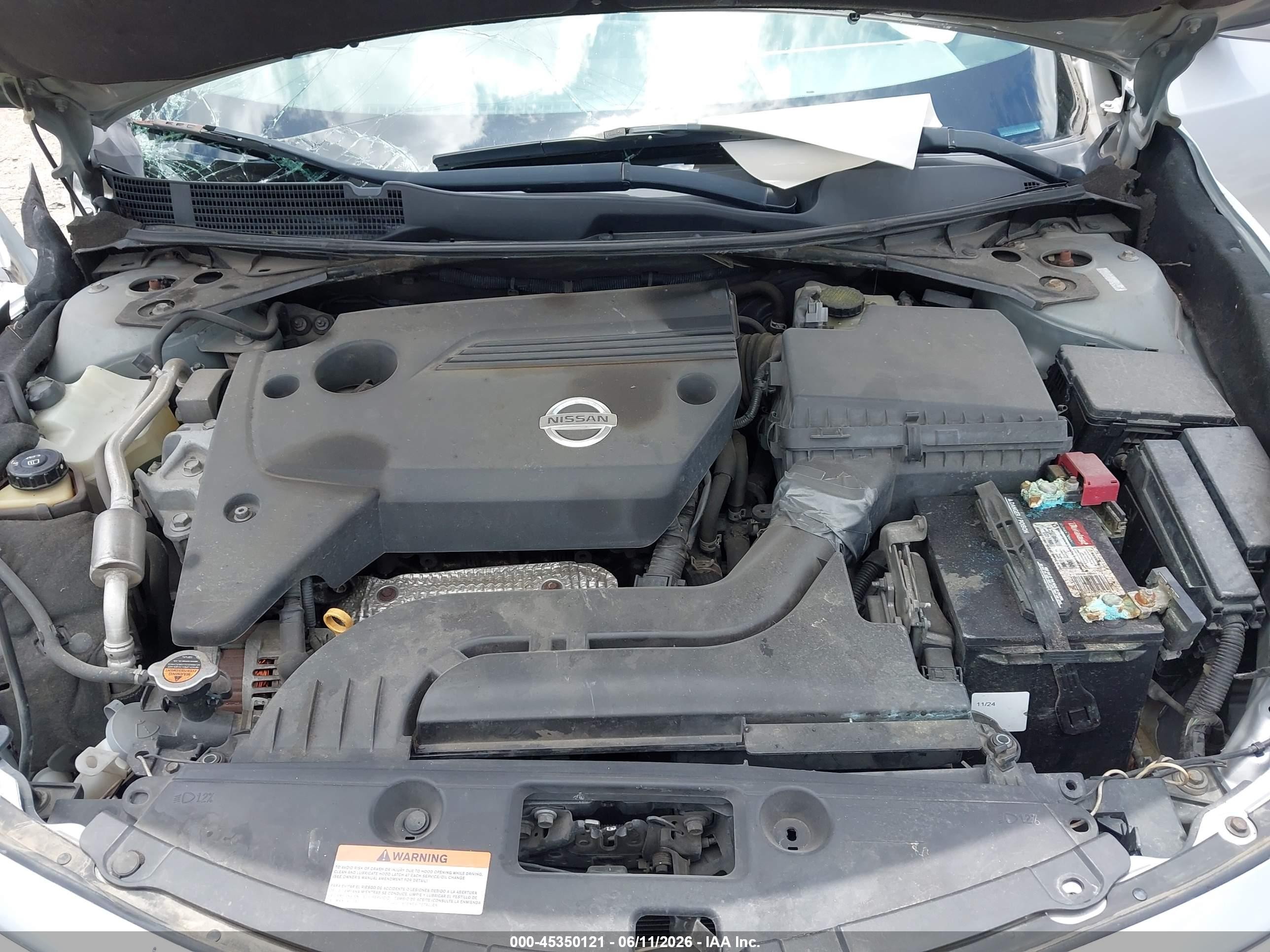 2013 Nissan Altima 2.5 S Gray vin: 1N4AL3AP7DN571282