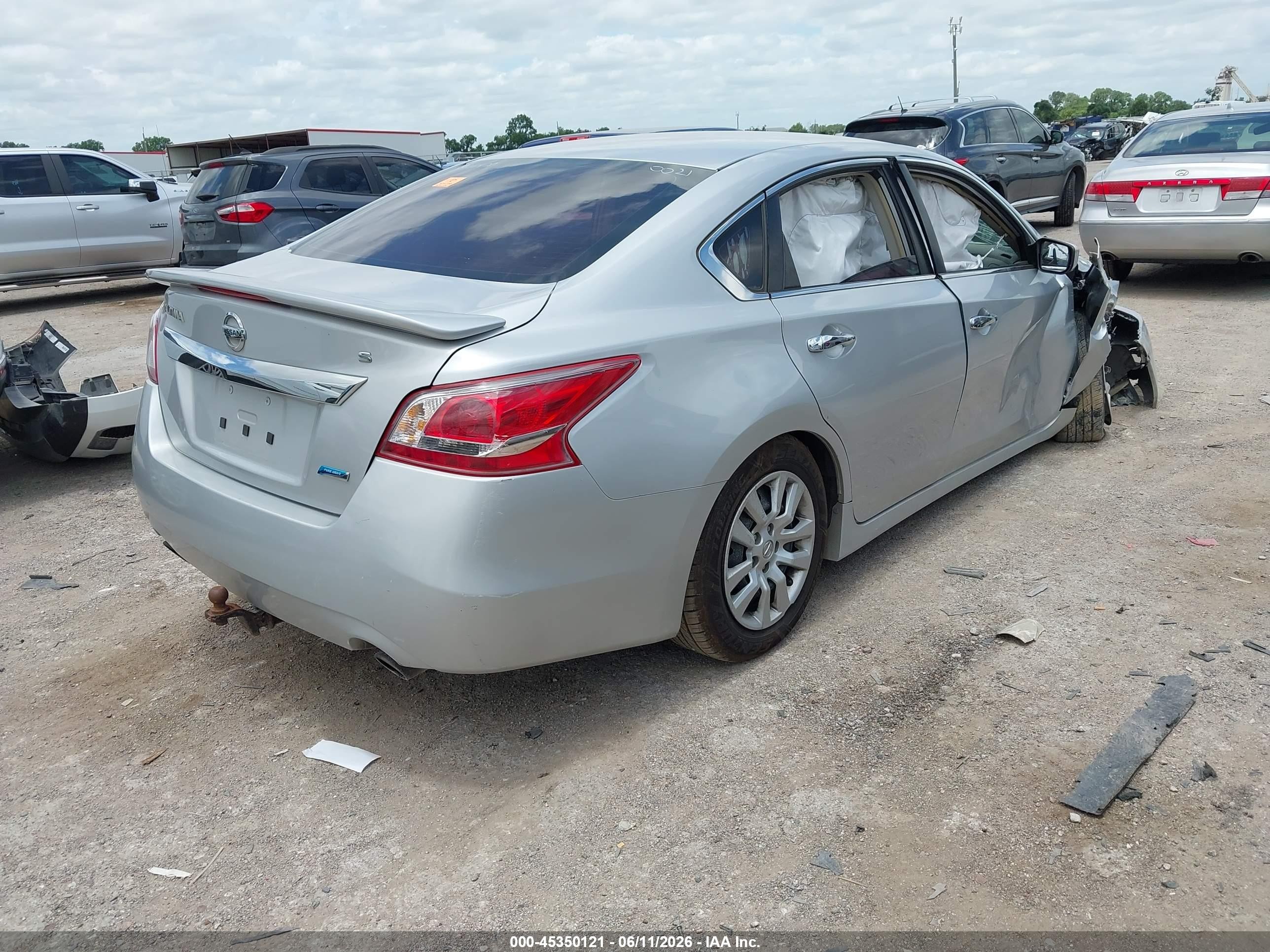2013 Nissan Altima 2.5 S Gray vin: 1N4AL3AP7DN571282