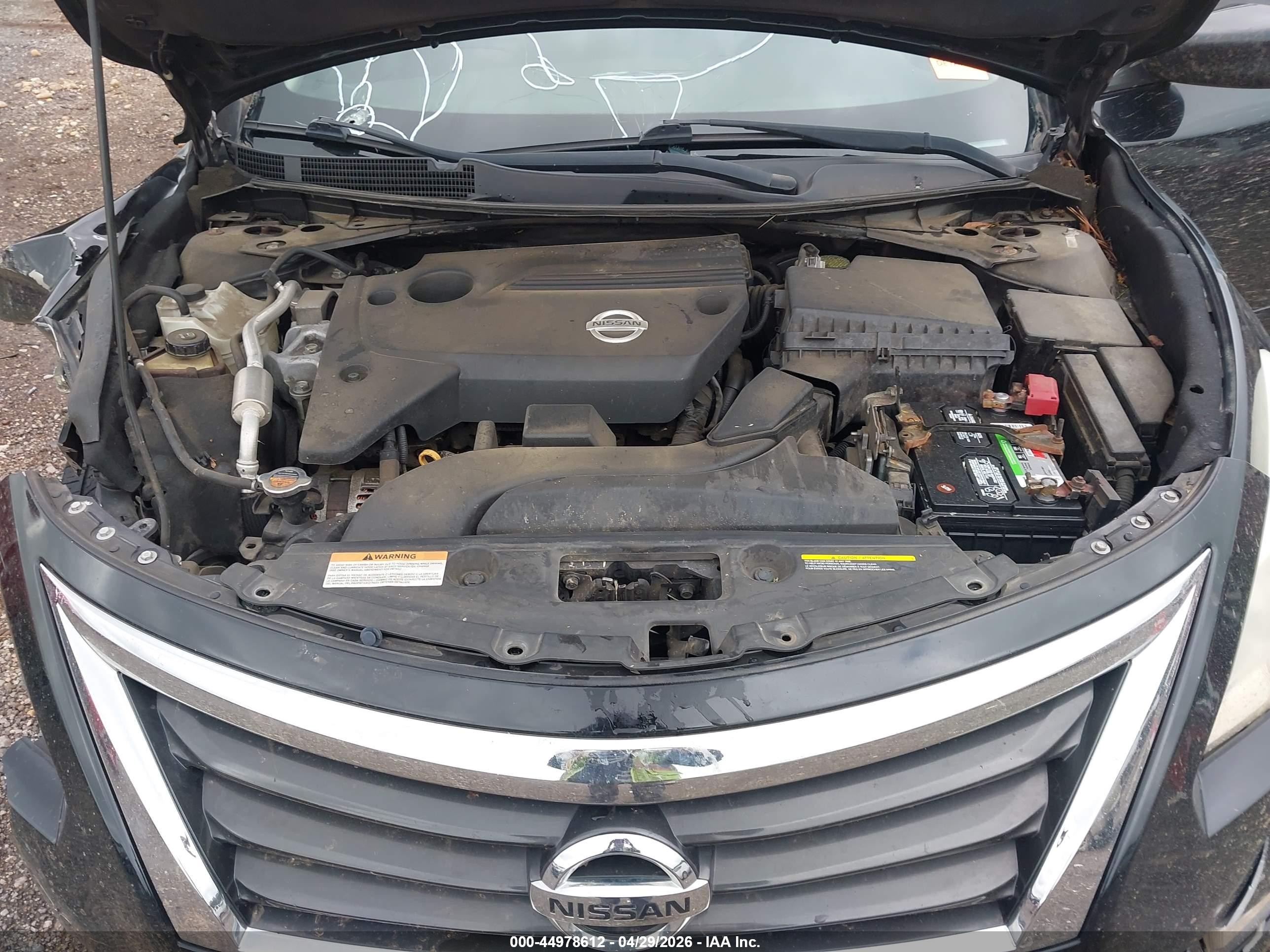 2013 Nissan Altima 2.5 S Black vin: 1N4AL3AP7DN574845