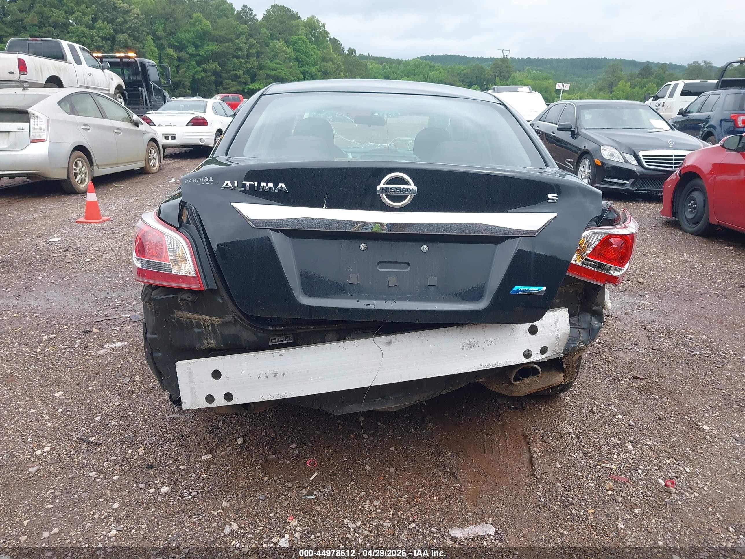 2013 Nissan Altima 2.5 S Black vin: 1N4AL3AP7DN574845