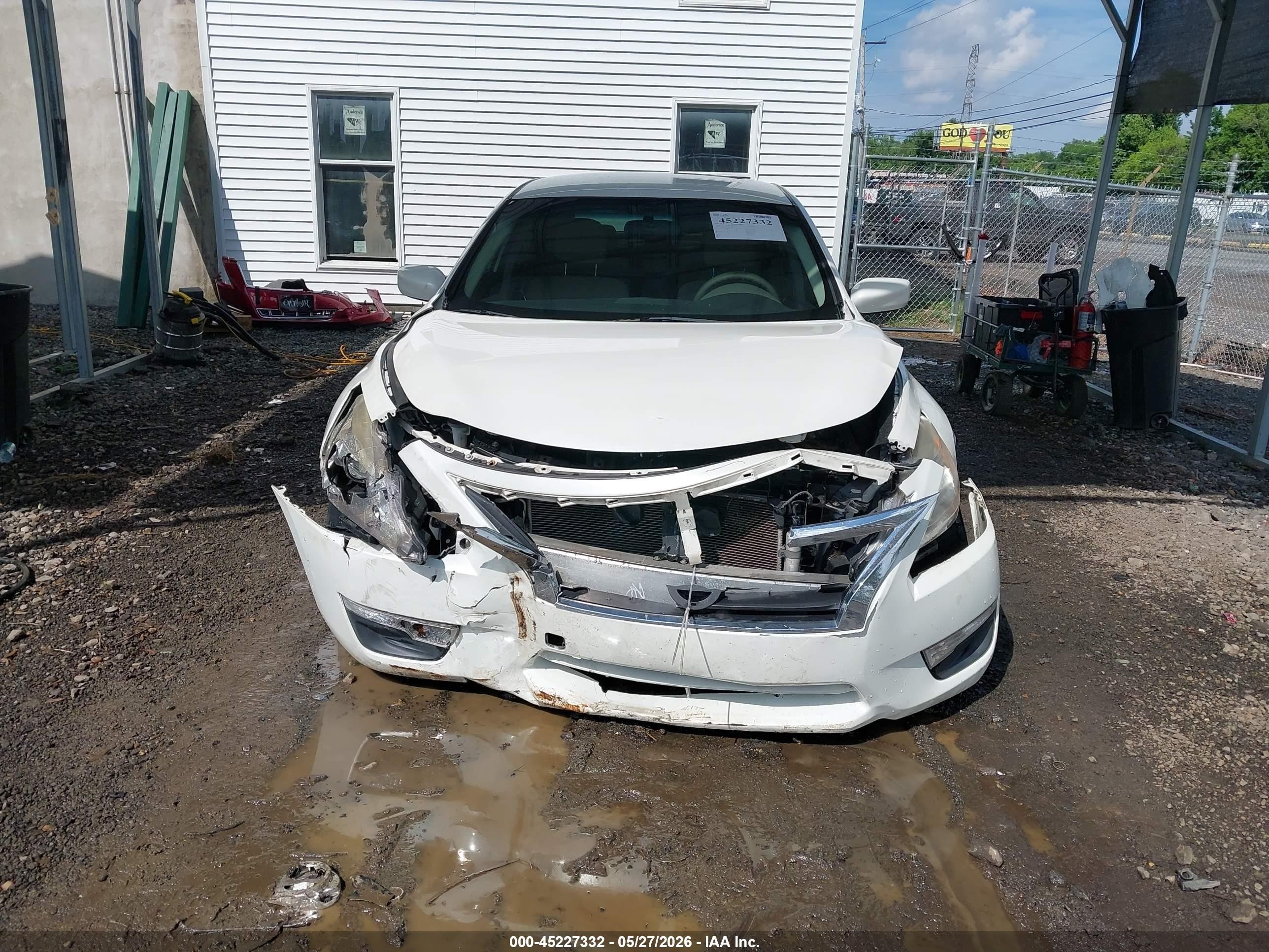 2014 Nissan Altima 2.5 S White vin: 1N4AL3AP7EC116185