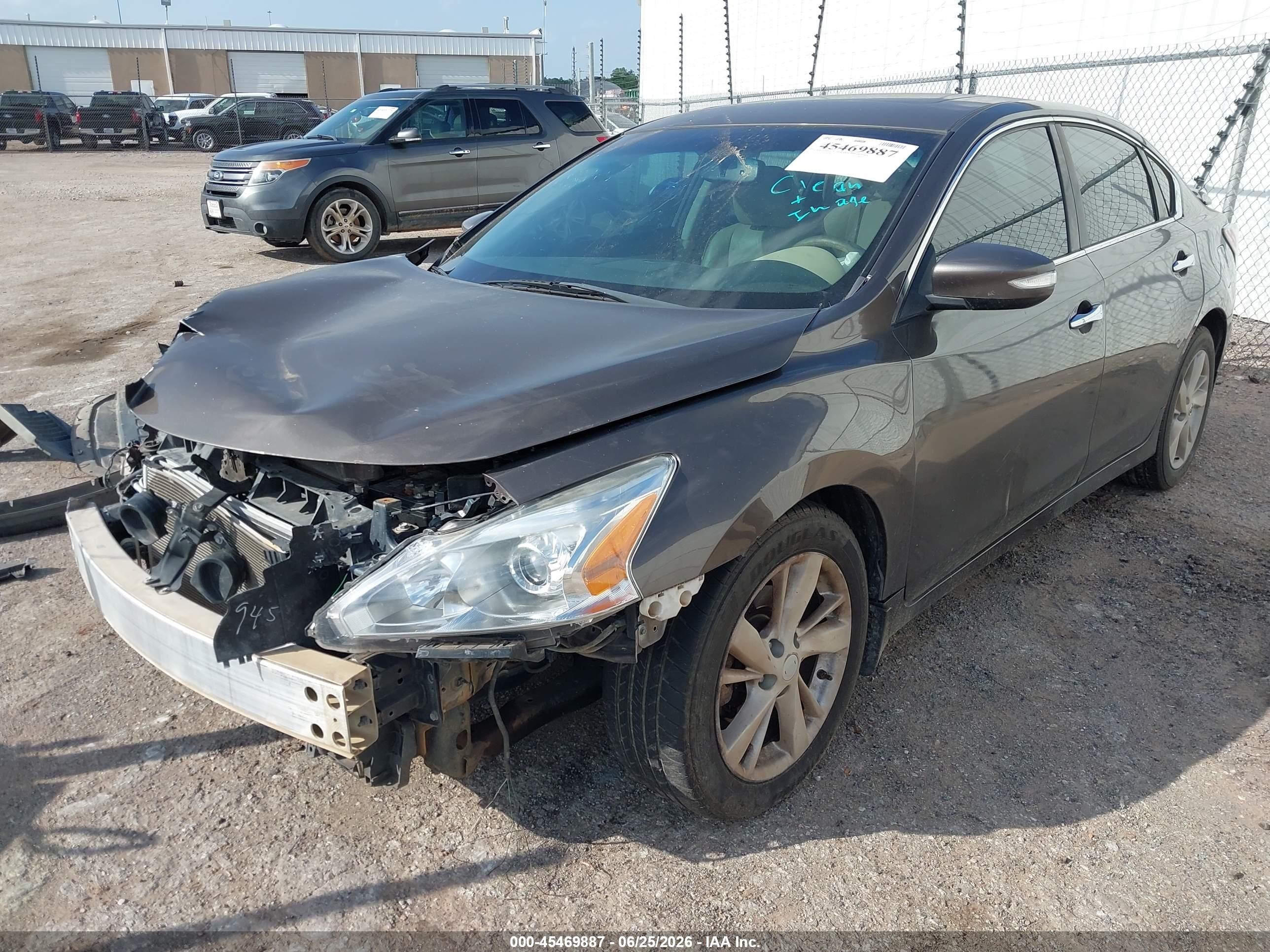 2014 Nissan Altima 2.5 Sl Black vin: 1N4AL3AP7EC124920
