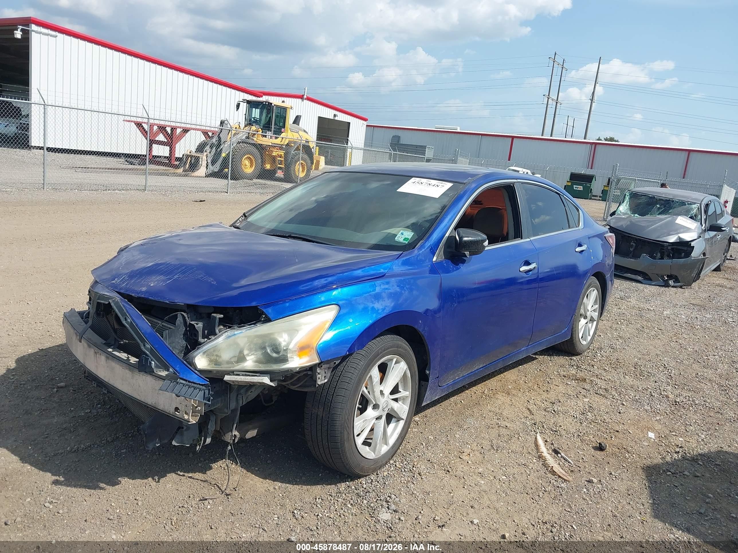 2014 Nissan Altima 2.5 Sv Blue vin: 1N4AL3AP7EC135934