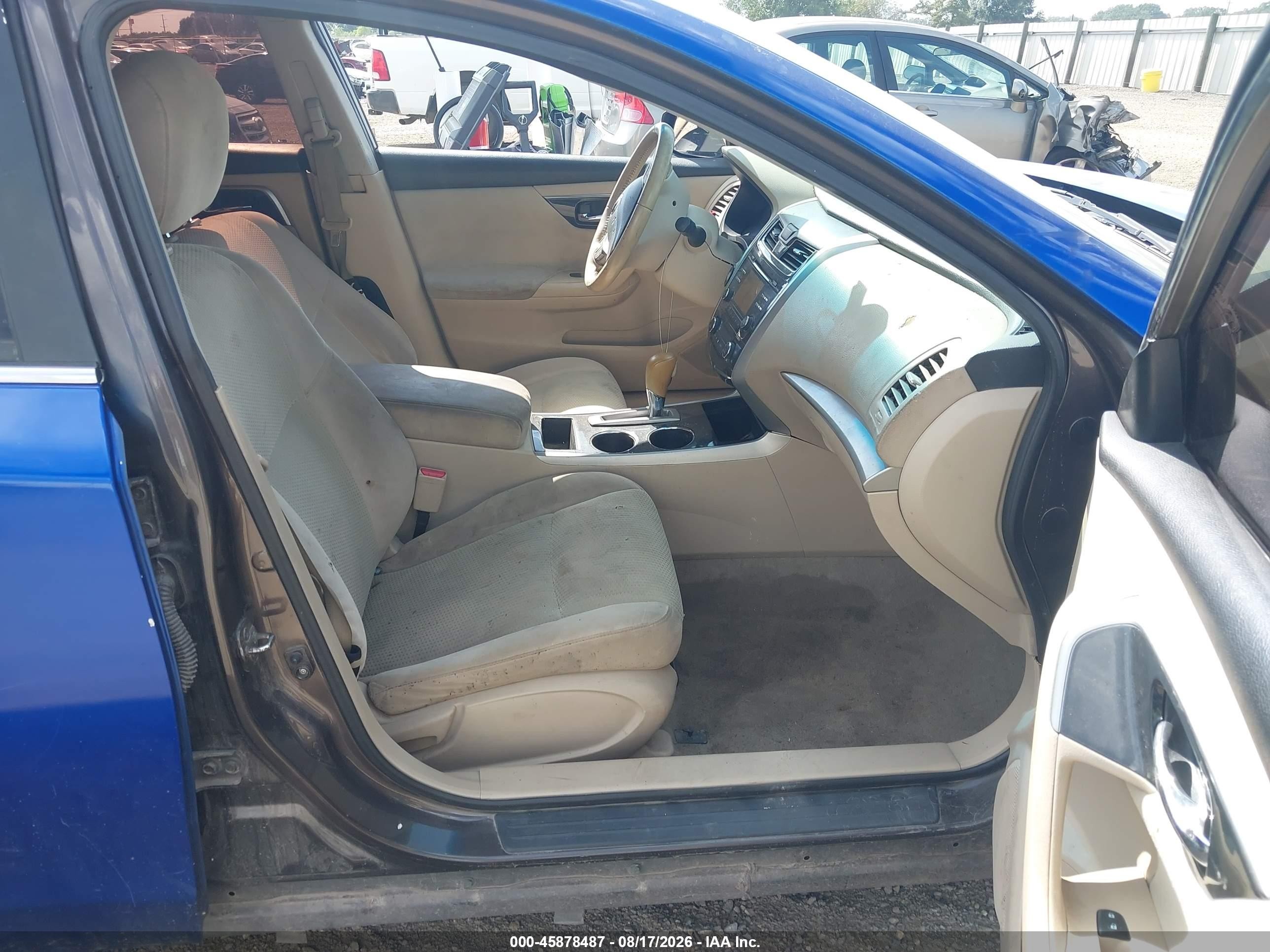 2014 Nissan Altima 2.5 Sv Blue vin: 1N4AL3AP7EC135934