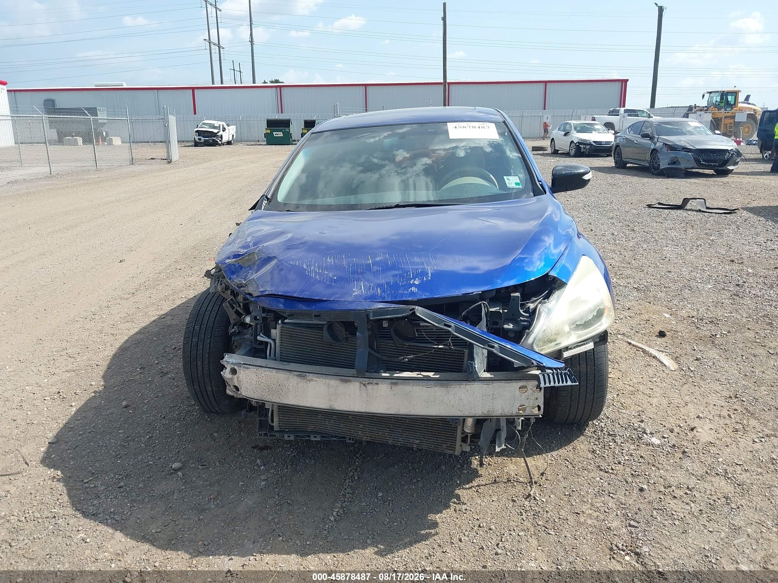 2014 Nissan Altima 2.5 Sv Blue vin: 1N4AL3AP7EC135934
