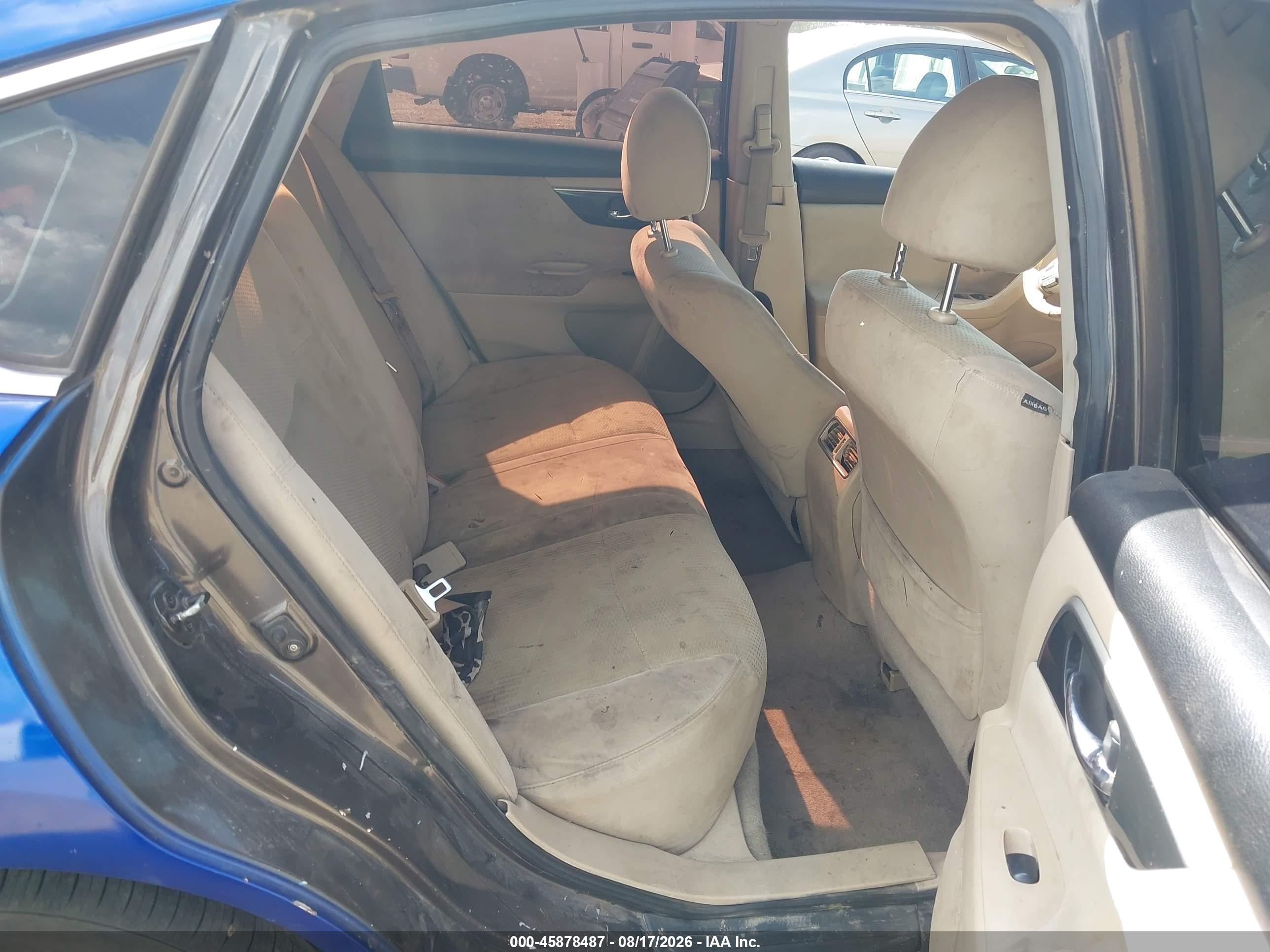 2014 Nissan Altima 2.5 Sv Blue vin: 1N4AL3AP7EC135934