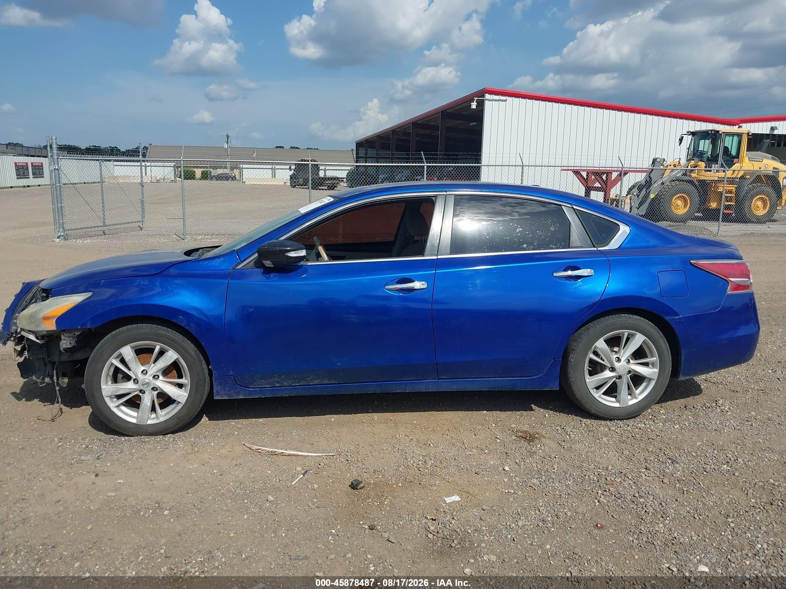 2014 Nissan Altima 2.5 Sv Blue vin: 1N4AL3AP7EC135934