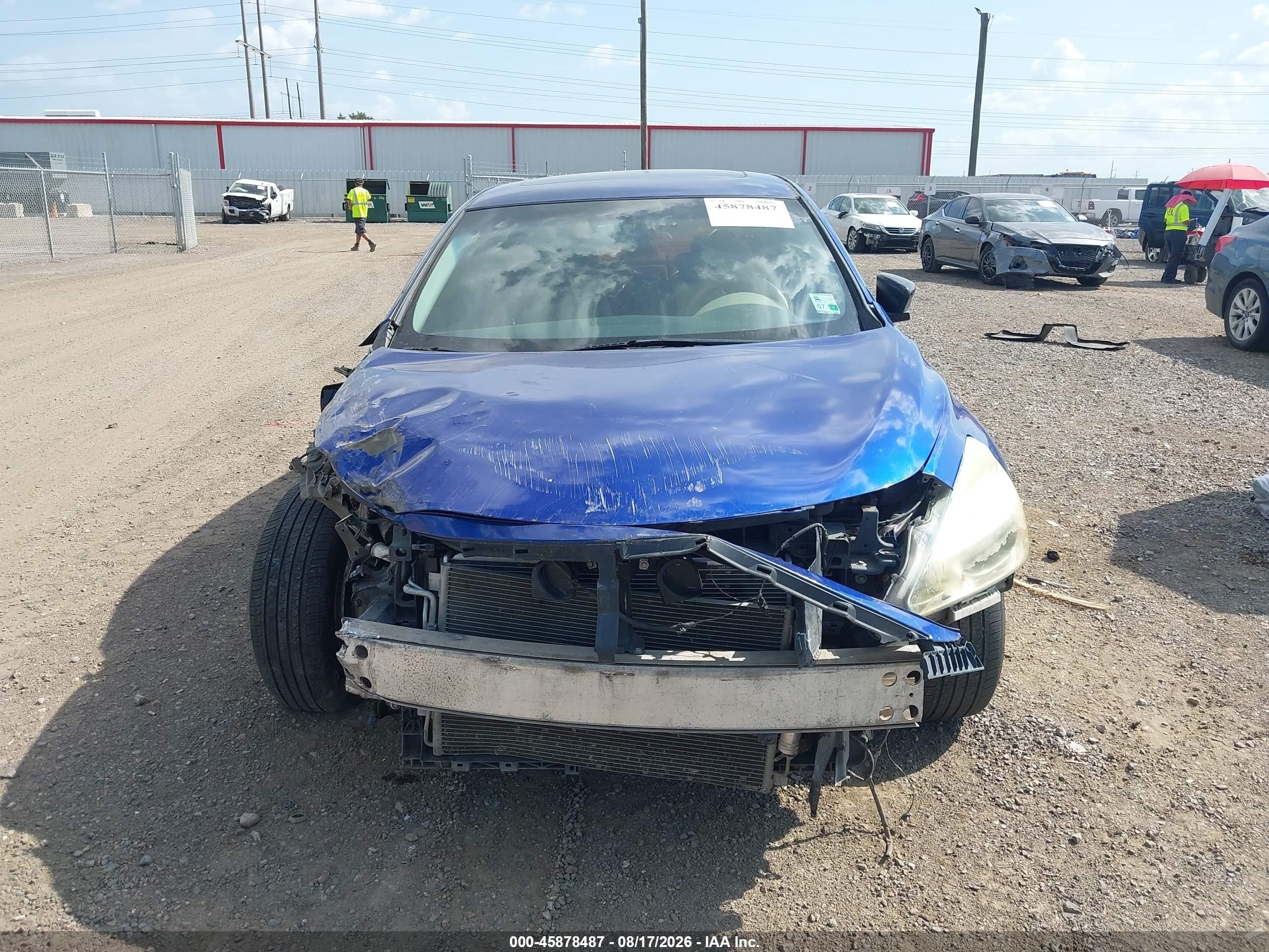 2014 Nissan Altima 2.5 Sv Blue vin: 1N4AL3AP7EC135934