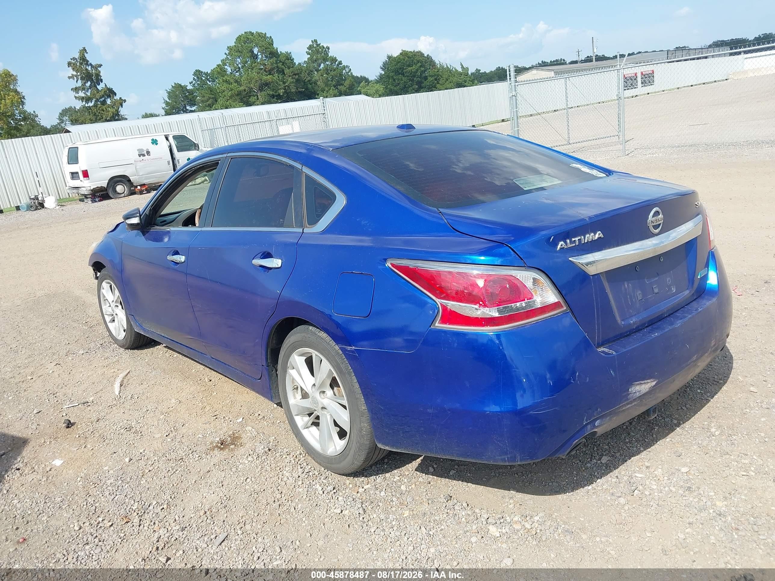 2014 Nissan Altima 2.5 Sv Blue vin: 1N4AL3AP7EC135934