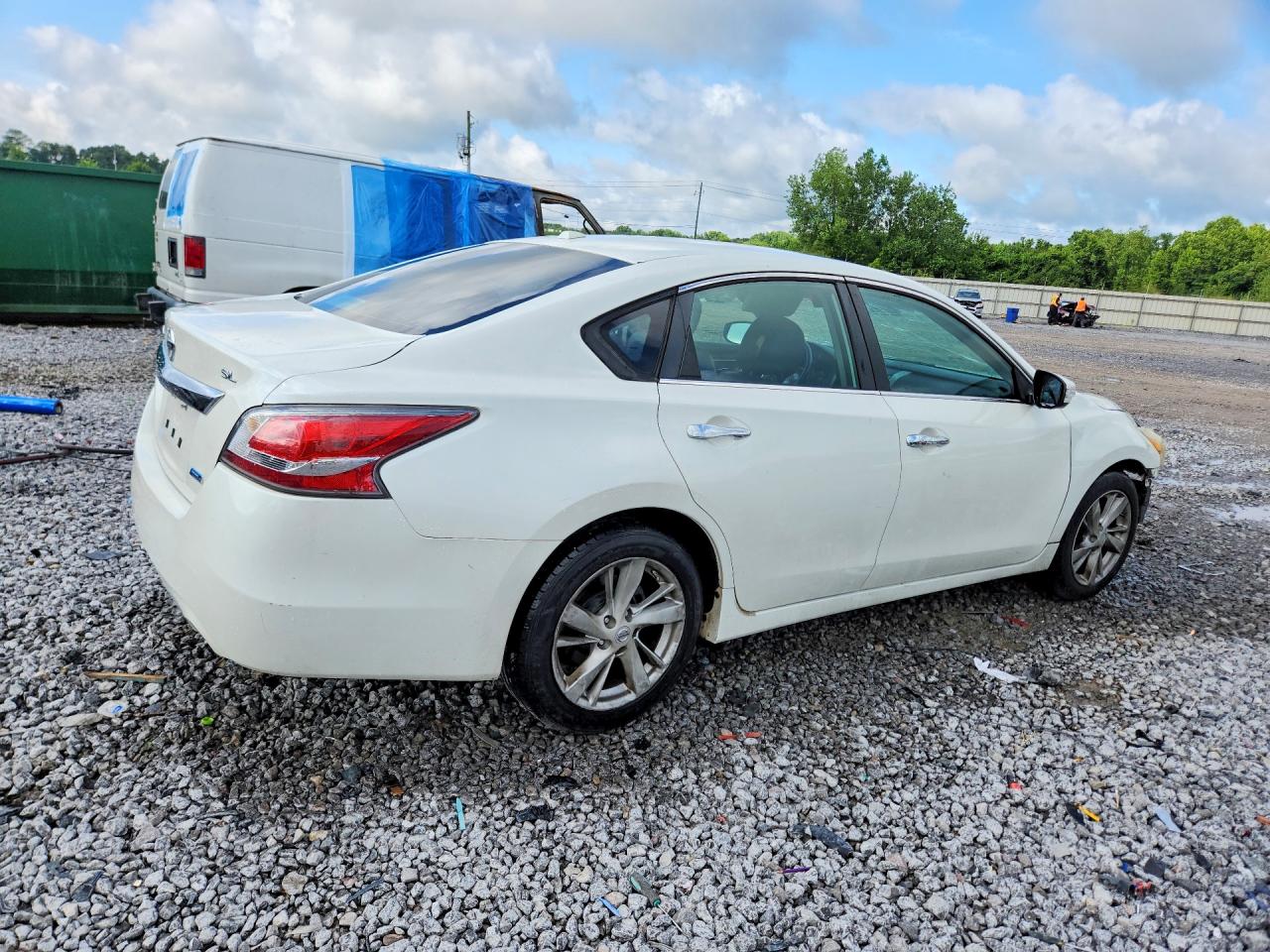 2014 Nissan Altima 2.5 Sl White vin: 1N4AL3AP7EC136355
