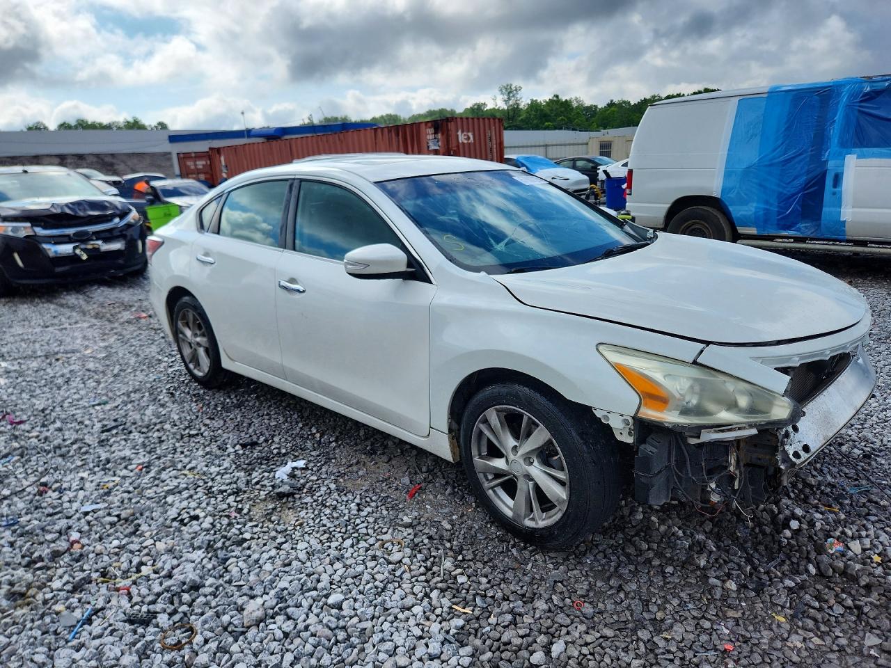 2014 Nissan Altima 2.5 Sl White vin: 1N4AL3AP7EC136355