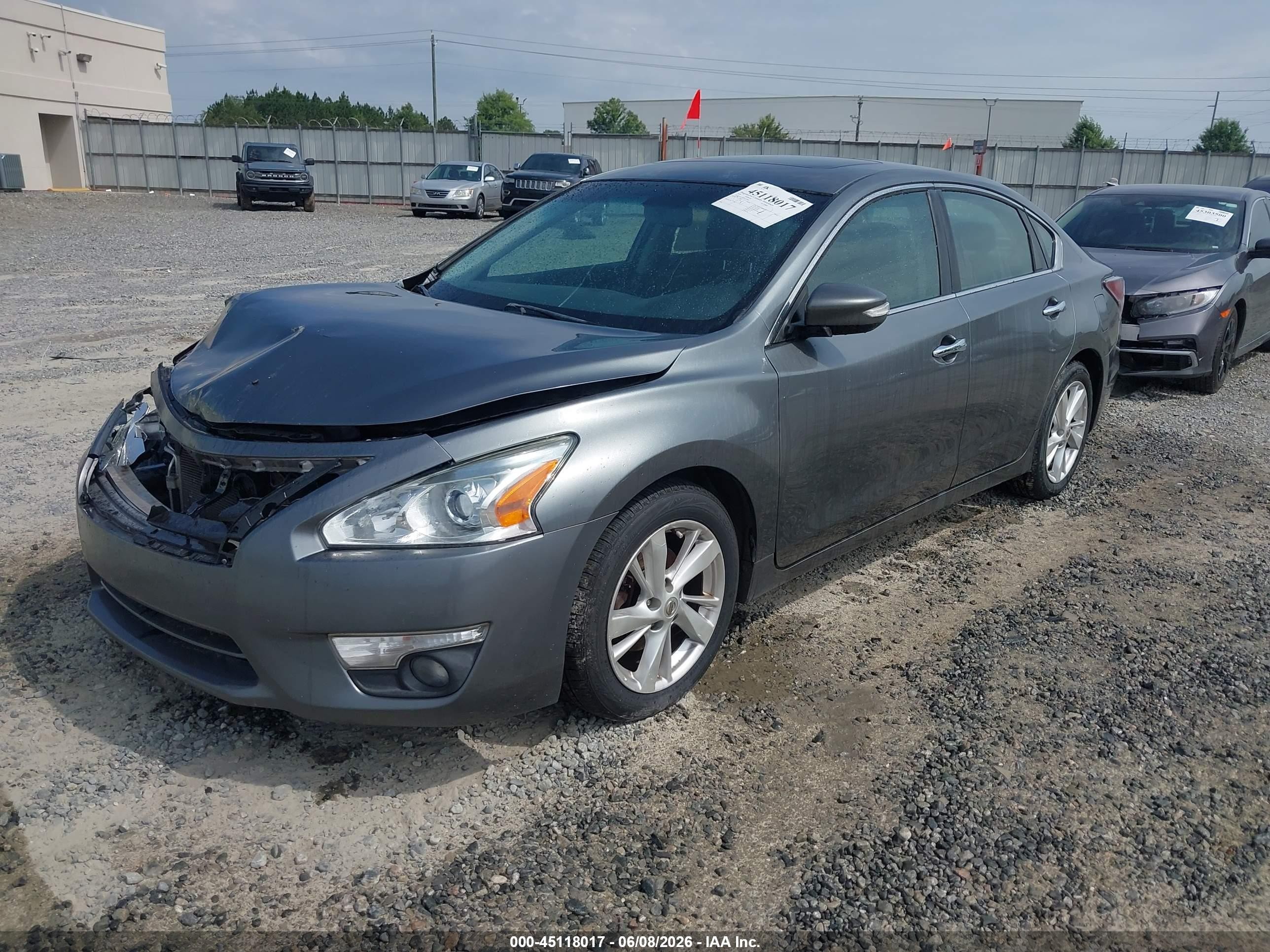 2014 Nissan Altima 2.5 Sl Gray vin: 1N4AL3AP7EC144830