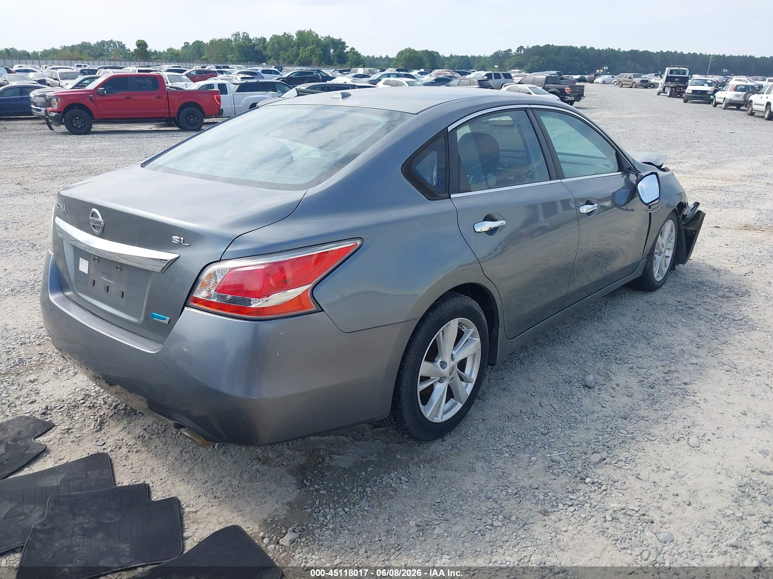 2014 Nissan Altima 2.5 Sl Gray vin: 1N4AL3AP7EC144830