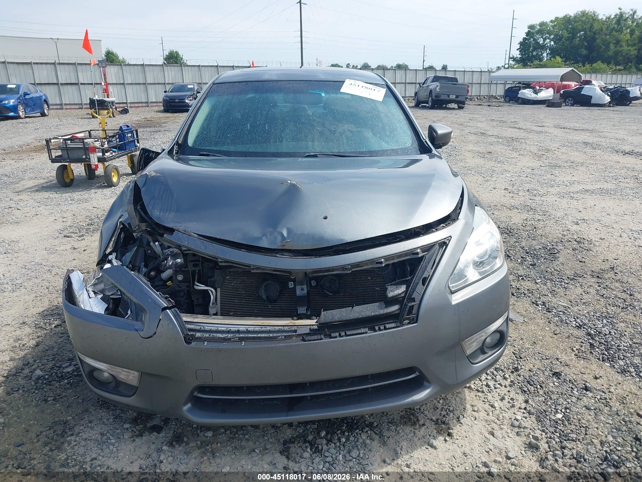 2014 Nissan Altima 2.5 Sl Gray vin: 1N4AL3AP7EC144830