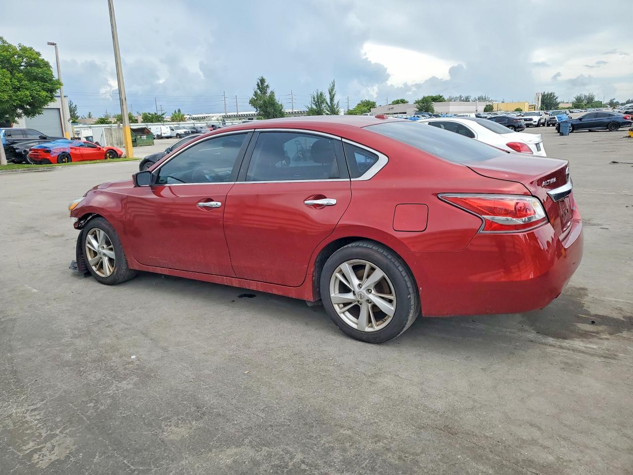 2014 Nissan Altima 2.5 Sv Бордовый vin: 1N4AL3AP7EC152149