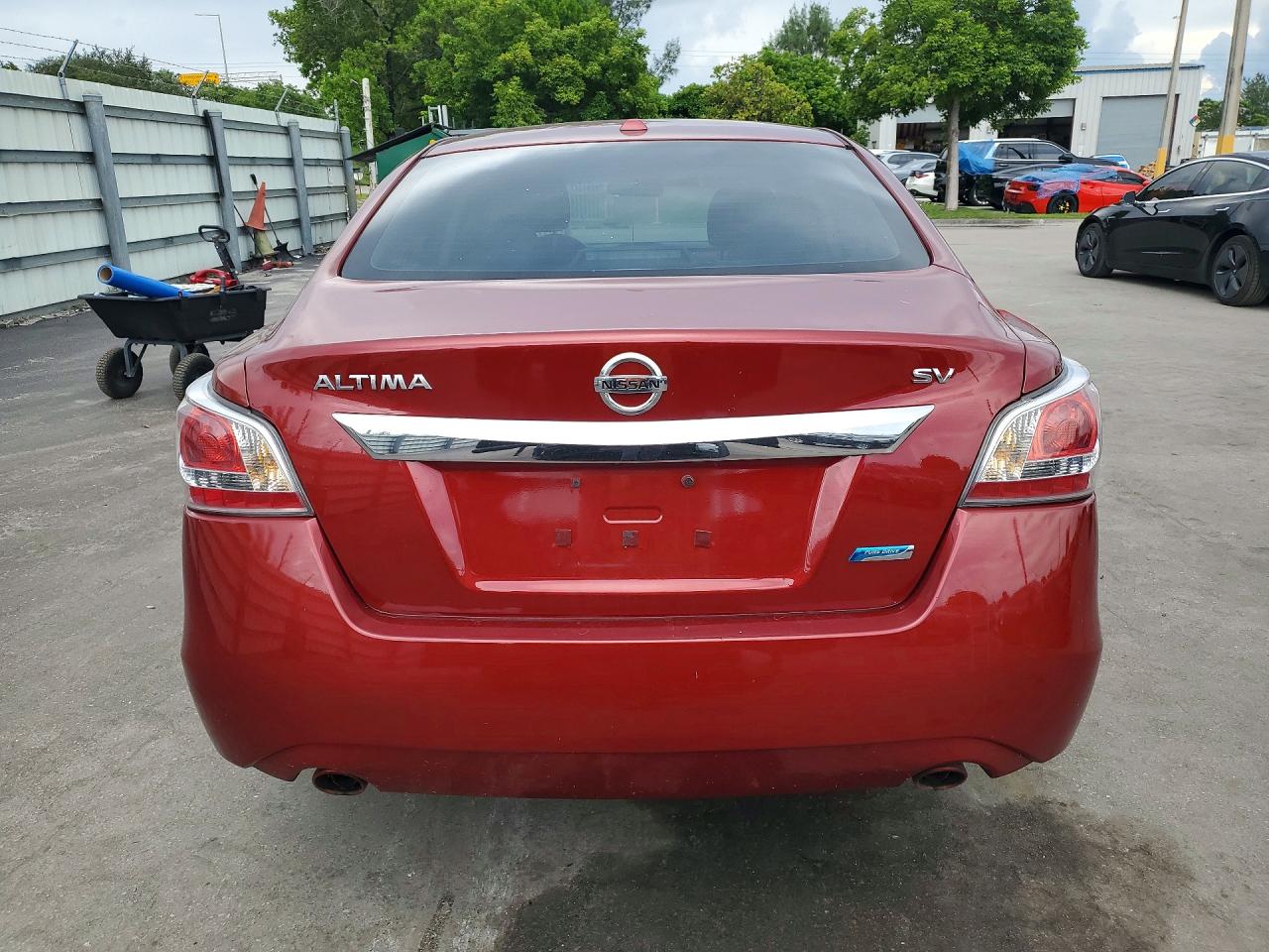 2014 Nissan Altima 2.5 Sv Бордовый vin: 1N4AL3AP7EC152149