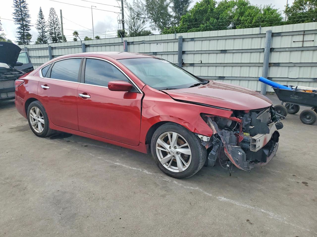 2014 Nissan Altima 2.5 Sv Бордовый vin: 1N4AL3AP7EC152149