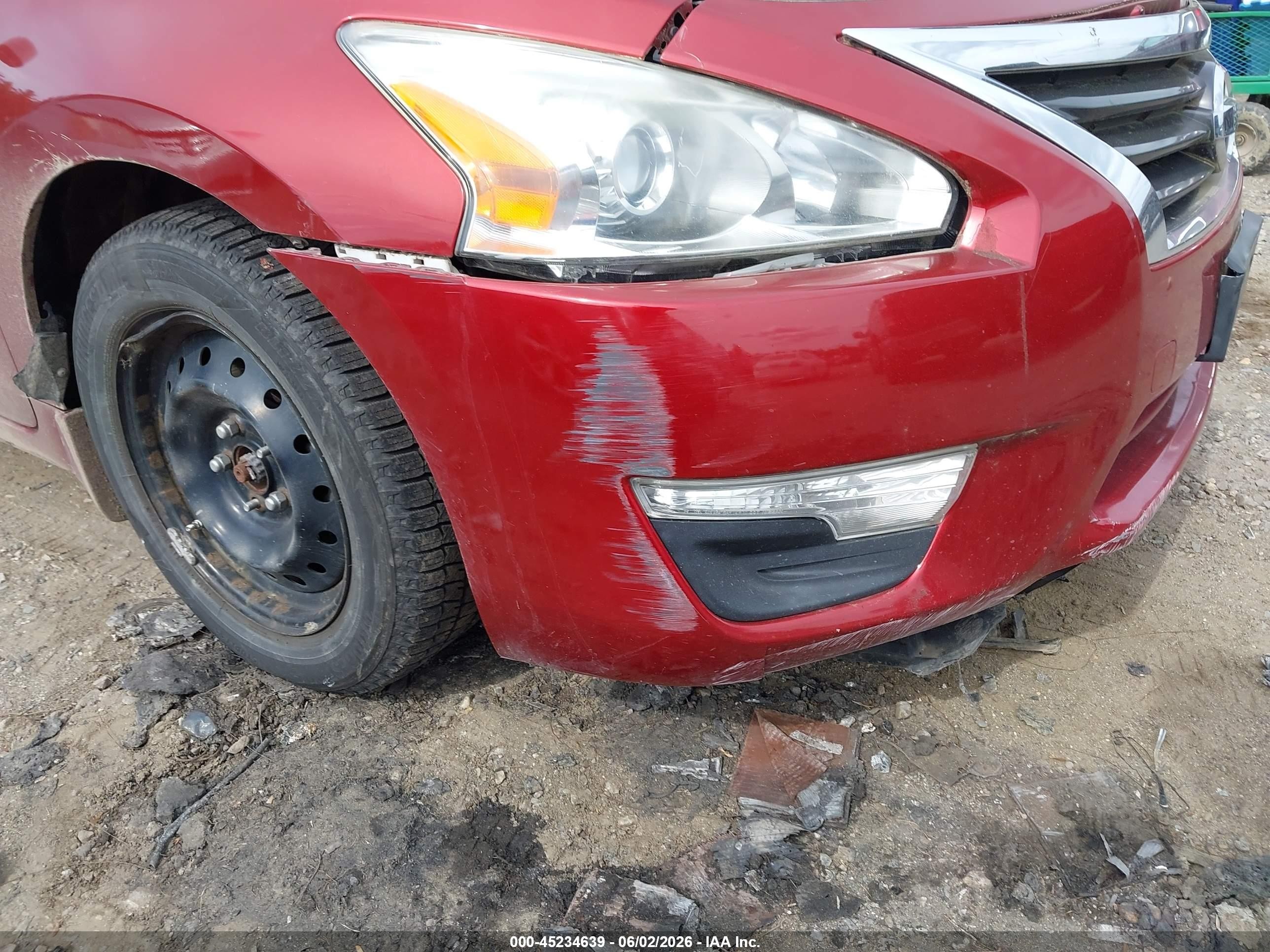 2014 Nissan Altima 2.5 S Красный vin: 1N4AL3AP7EC154029